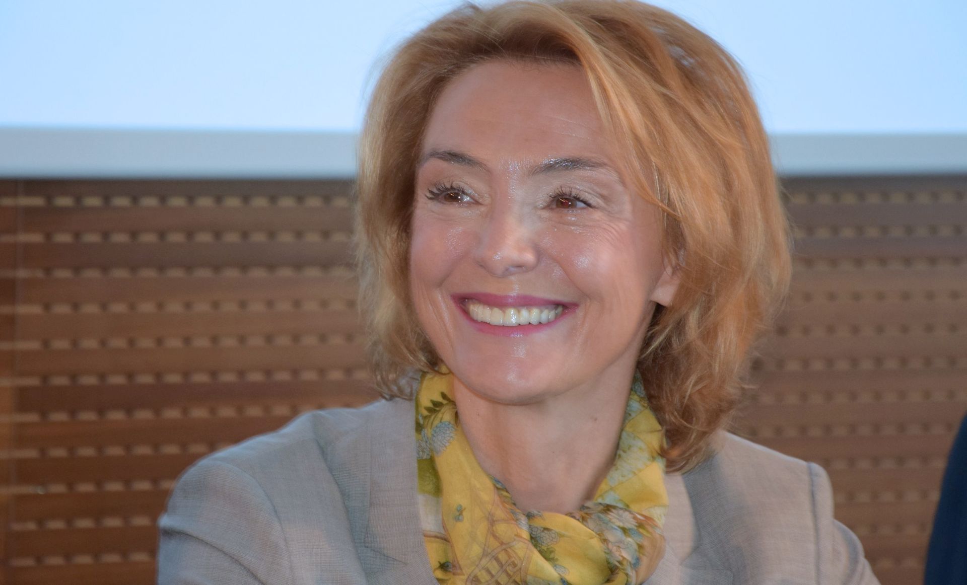 Dubrovnik, 06.11.2018. - Parlamentarna konferencija Izgradnja demokratske sigurnosti na Sredozemlju: zajednièki izazovi i odgovornosti odrala se u utorak ujutro u Dubrovniku u okviru predsjedanja Republike Hrvatske Odborom ministara Vijeæa Europe, a u organizaciji Hrvatskog sabora i Odbora za politièka pitanja i demokraciju Parlamentarne skuptine Vijeæa Europe. Na slici Marija Pejèinoviæ Buriæ.
foto HINA/ Baldo MARUNÈIÆ/ ik