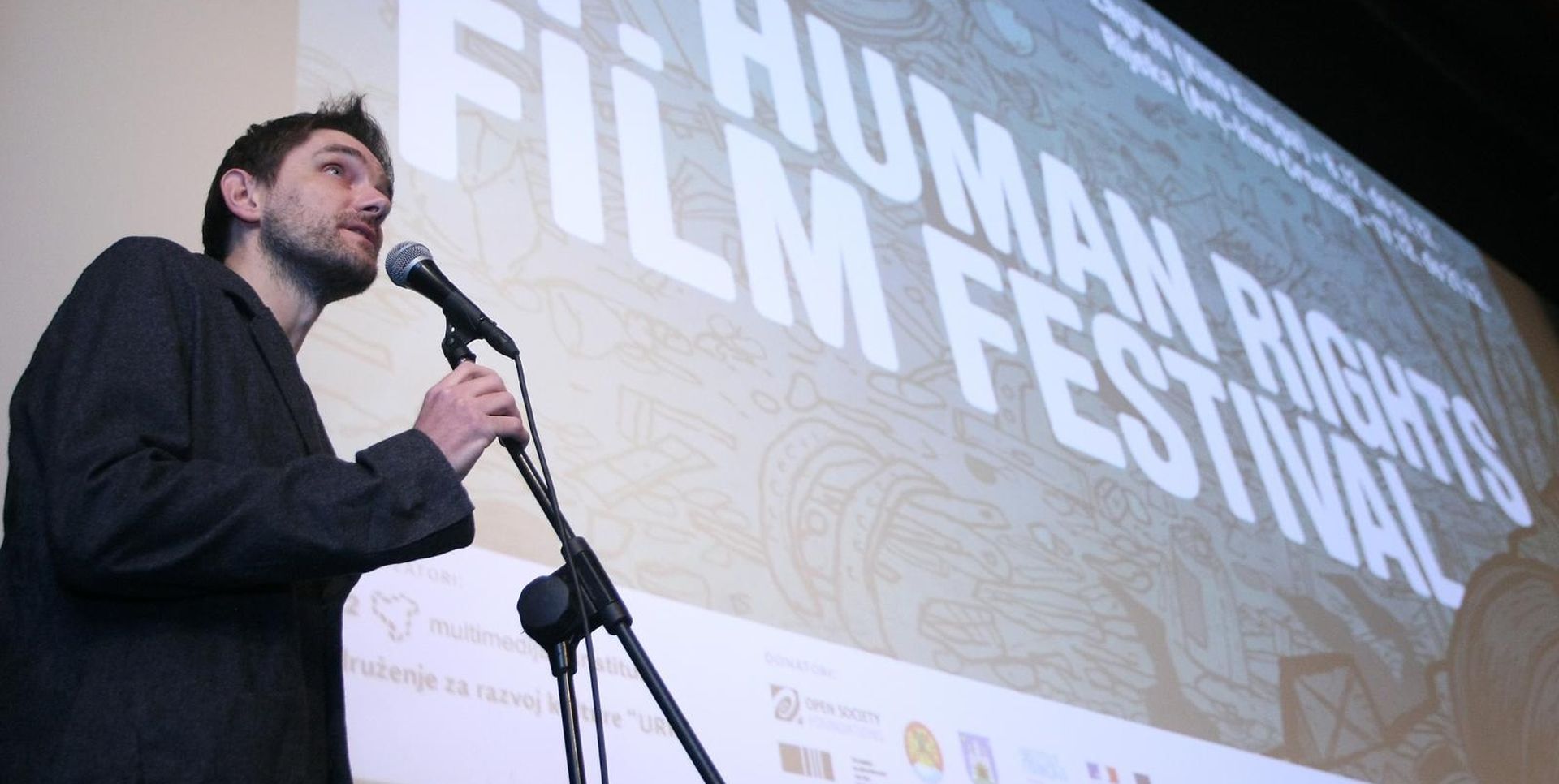 08.12.2013., Zagreb - Otvorenje Human Rights Film Festival u kinu Europa. Petar Milat. 
Photo: Luka Stanzl/PIXSELL