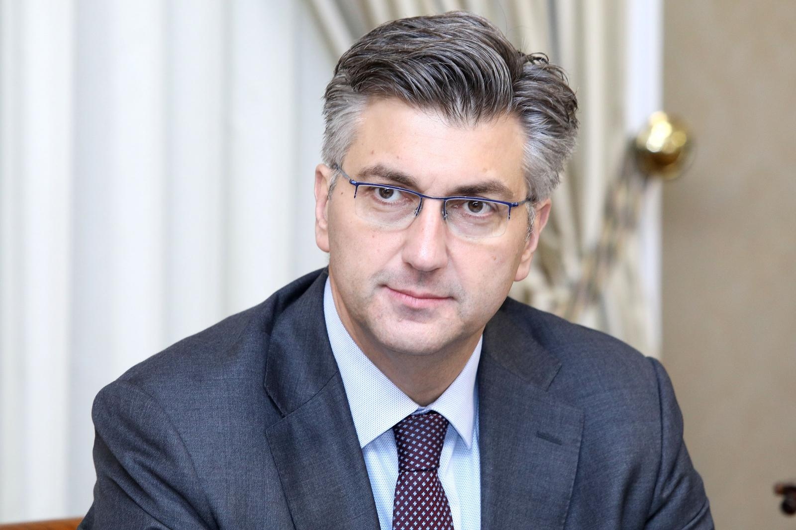 Zagreb: Vlada raspravlja o proračunu za 2019. godinu 09.11.2018., Zagreb - Vlada RH na svojoj 124. sjednici raspravlja o nacrtu prijedloga drzavnog proracuna Republike Hrvatske za 2019. godinu i projekcijama za 2020. i 2021. godinu. Predsjednik Vlade RH Andrej Plenkovic. Photo: Patrik Macek/PIXSELL