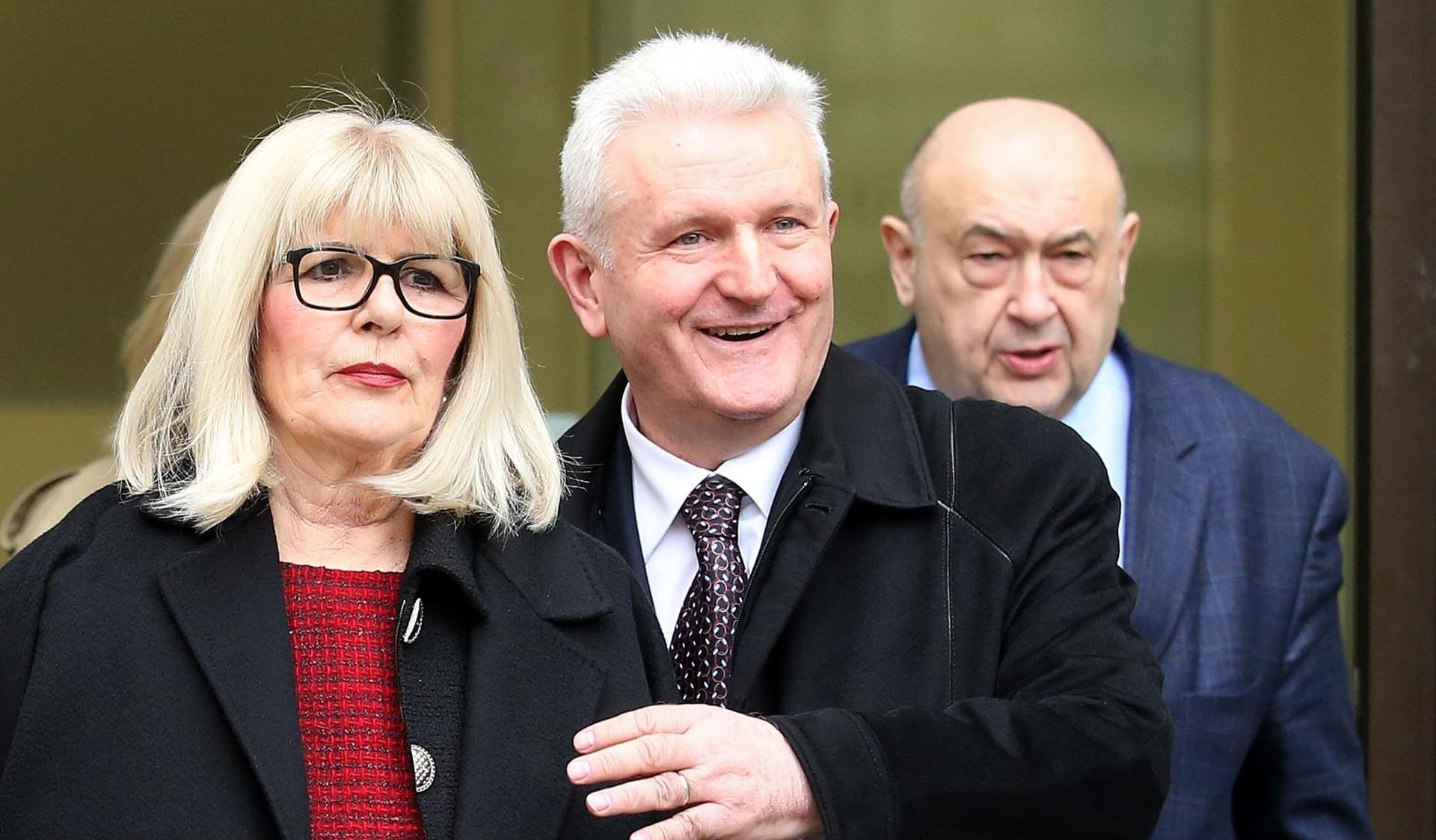 10.04.2018., Westminster Magistrates Court, London - Ivica Todoric u pratnji supruge Vesne izlazi sa suda nakon rocista o izrucenju nakon cega je dao izjavu okupljenim medijima. Photo: Goran Stanzl/PIXSELL