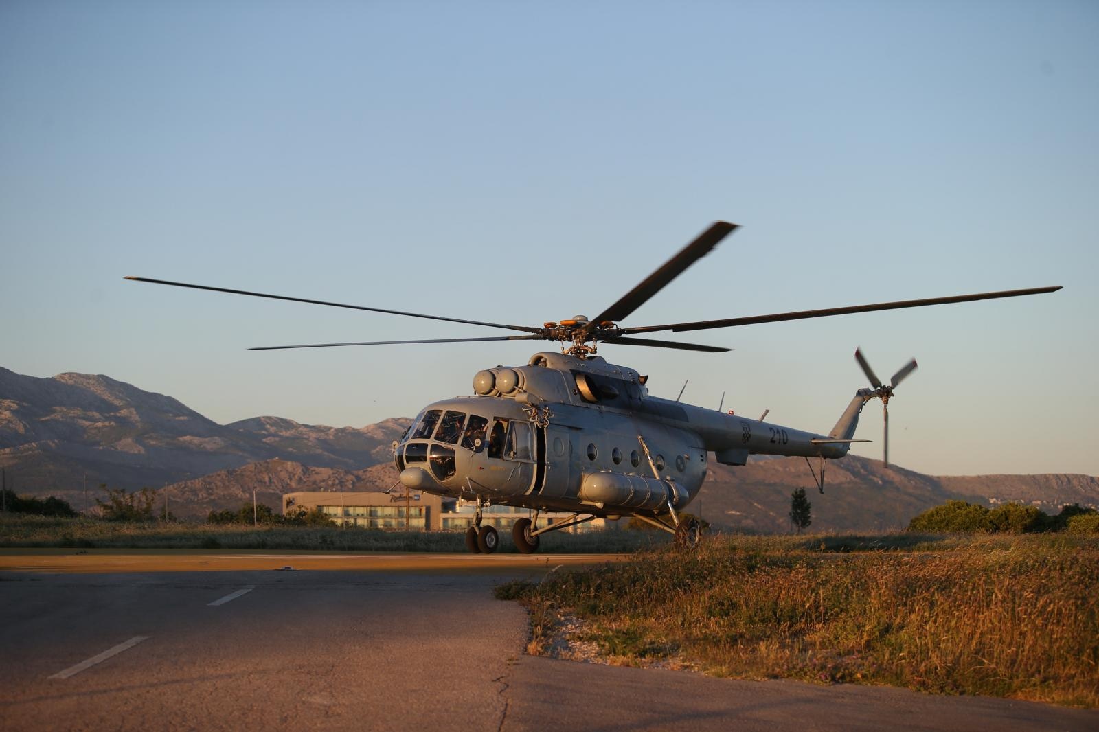 12.06.2017., Split - Helikopter MORH-a MI8  na heliodromu Firule. Photo: Ivo Cagalj/ PIXSELL
