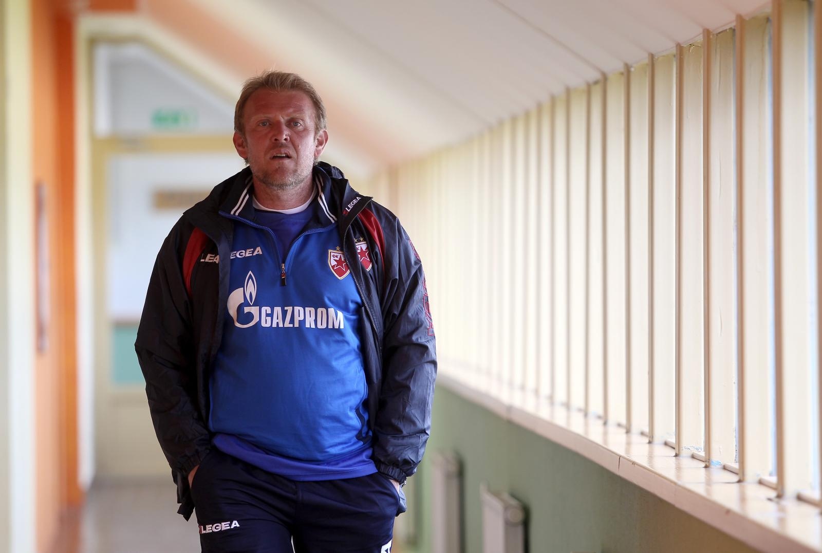 26.06.2012., Rogla, Slovenija - Trener Crvene Zvezde Robert Prosinecki s klubom na pripremama.
Photo: Boris Scitar/VLM/PIXSELL