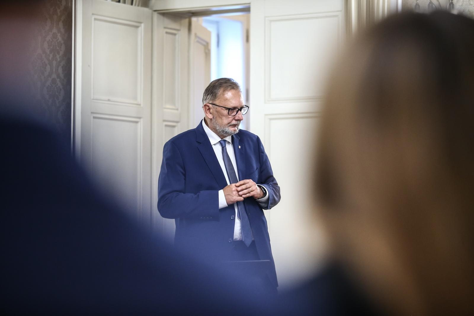 Zagreb: U Banskim dvorima održana 115. sjednica Vlade RH 20.09.2018., Zagreb - 115.sjednica Vlade RH odrzana je u Banskim dvorima.      Davor Bozinovic                  Photo: Igor Soban/PIXSELL