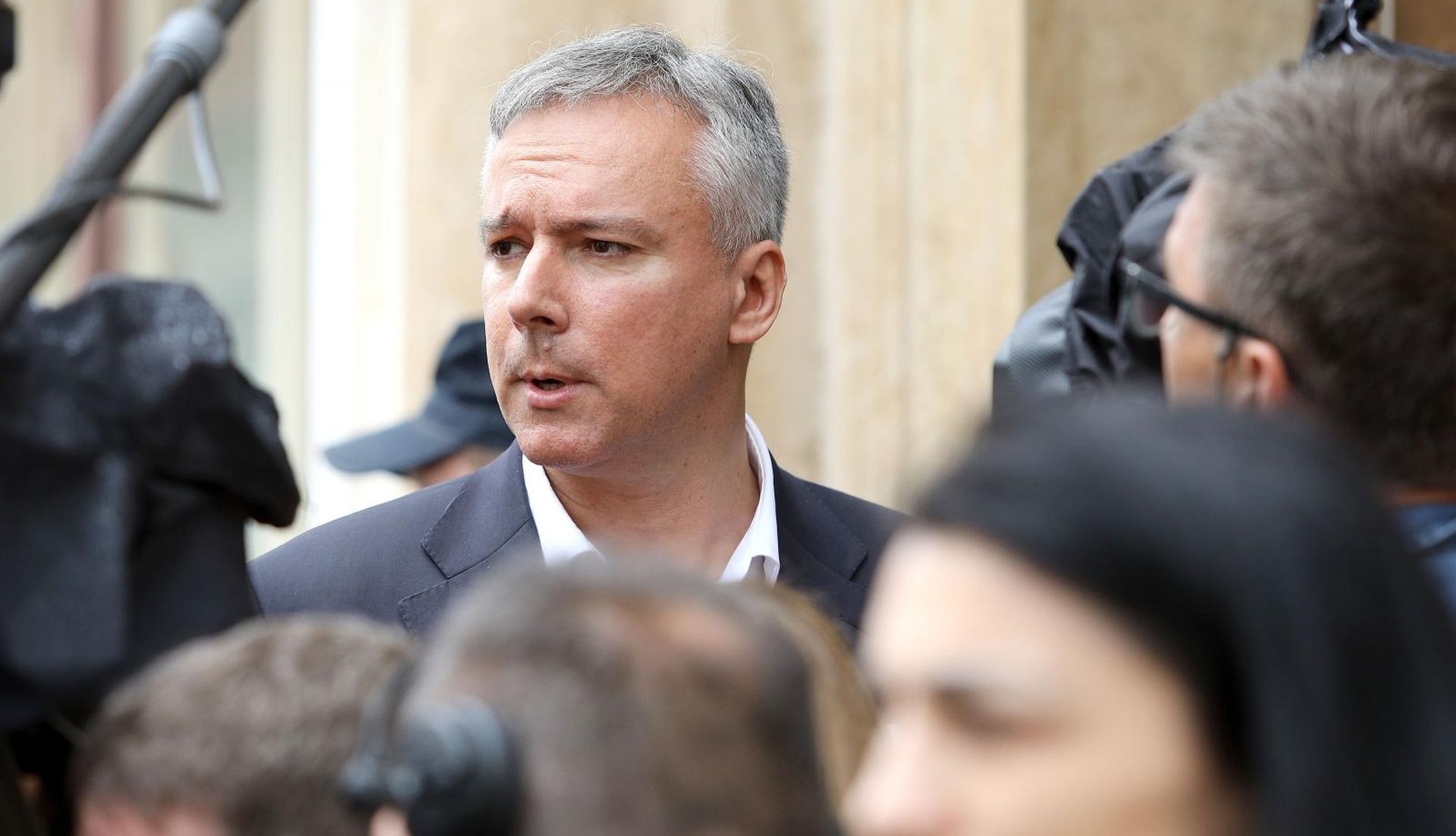 22.05.2018., Zagreb - U Banskim dvorima poceo je sastanak vecinske koalicije na kojemu bi premijer partnerima trebao predstaviti novog ministra i potpredsjednika Vlade. Darinko Kosor Photo: Patrik Macek/PIXSELL