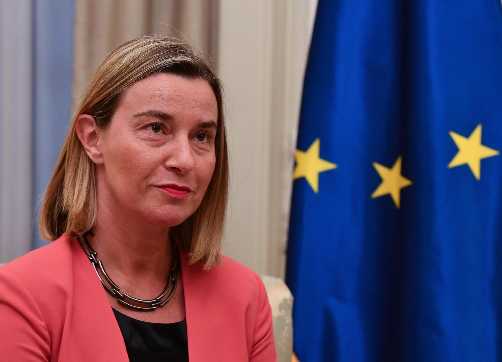 27.03.2018., Beograd, Srbija -  Predsjednik Srbije Aleksandar Vucic sastao se s visokom predstavnicom EU za vanjsku politiku i sigurnost Federicom Mogherini. Photo: Srdjan Ilic/PIXSELL