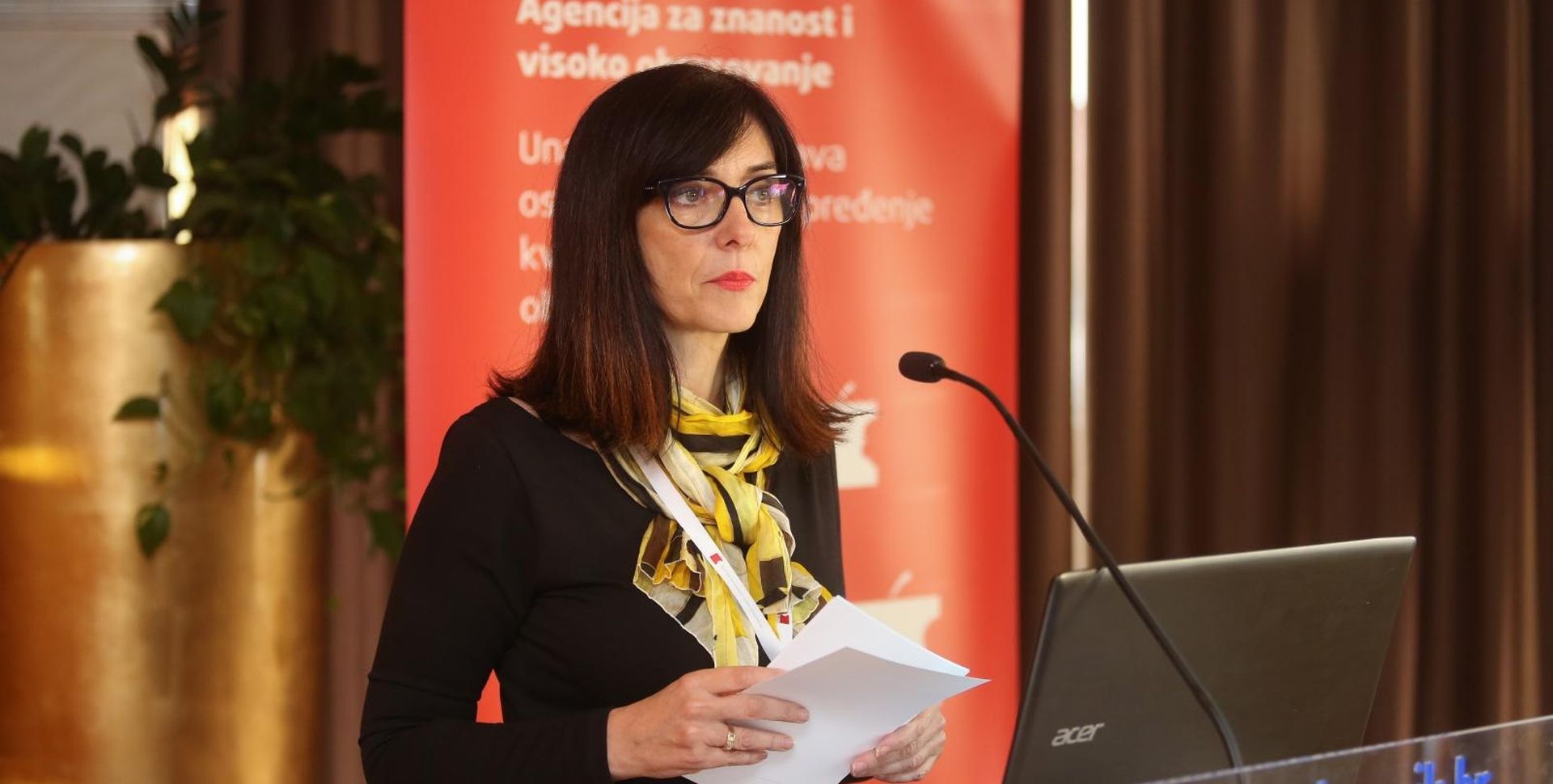 Zagreb: Konferencija Budućnost visokog obrazovanja  30.10.2018., Zagreb - Konferencija "Buducnost visokog obrazovanja: osiguravanje kvalitete kao pokretac promjena" . Blazenka Divjak.
Photo: Matija Habljak/PIXSELL
