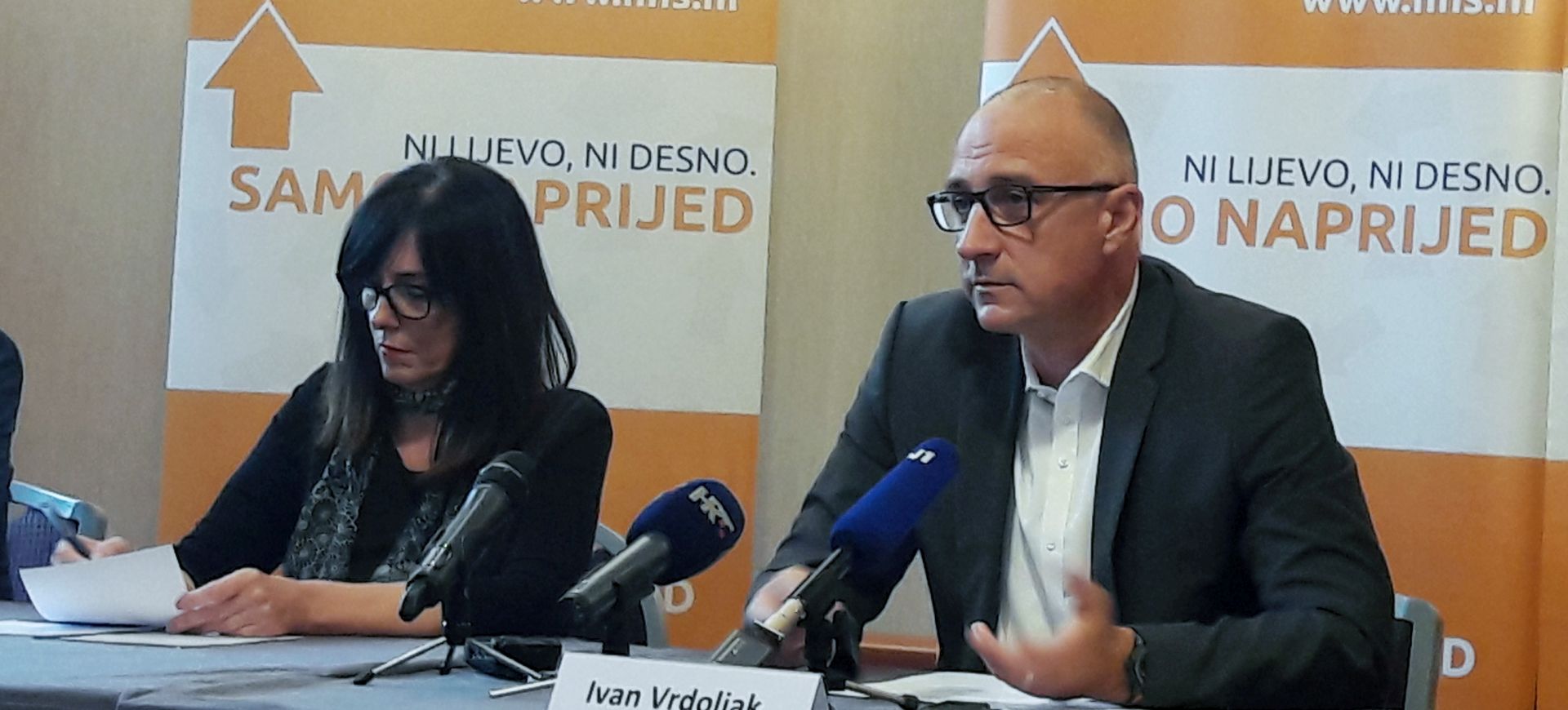 Zagreb, 27.10.2018 - Konferencija za novinare Hrvatske narodne stranke (HNS) - liberalnih demokrata, na temu "Rad HNS-ovih ministarstava i plan rada u  2019.". Na slici Predrag tromar, Blaenka Divjak, Ivan Vrdoljak i Tomislav Stojak. 
foto HINA/ Mirna PUKLIN VUCELIÆ/ ua