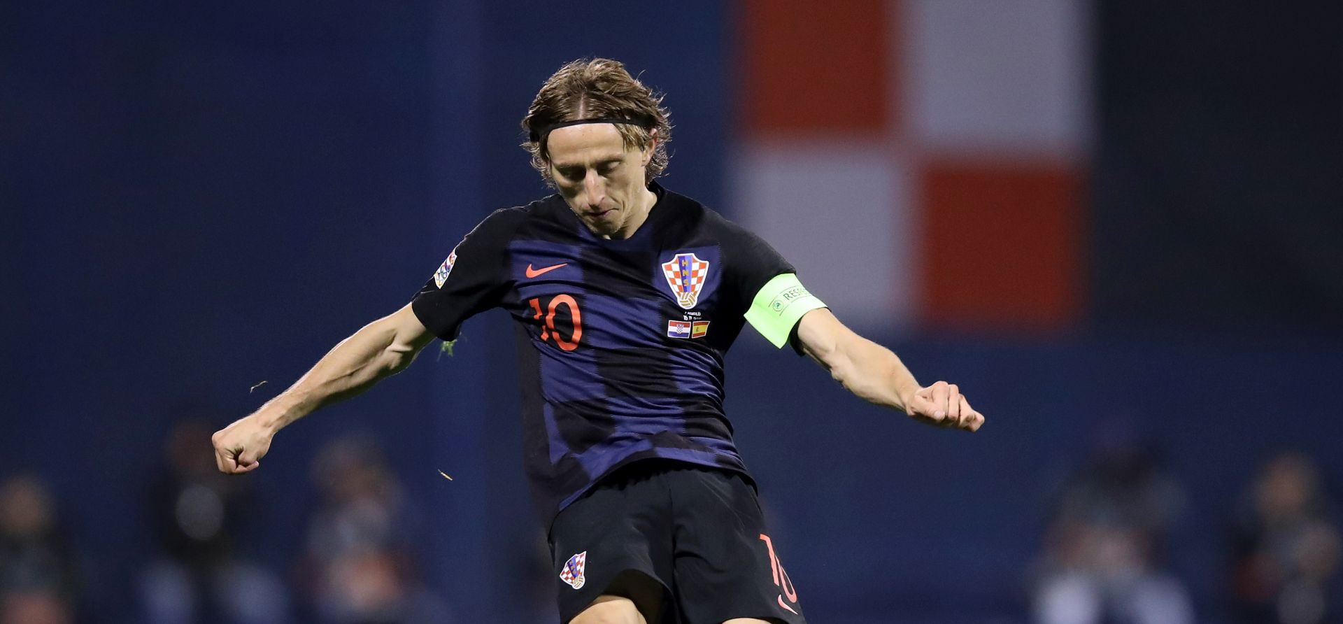 Zagreb, 15.11.2018 - Utakmica 3. kola elitne A skupine Lige nacija između reprezentacija Hrvatske i Španjolske. Na slici Luka Modrić.
foto HINA/ Damir SENČAR /ds