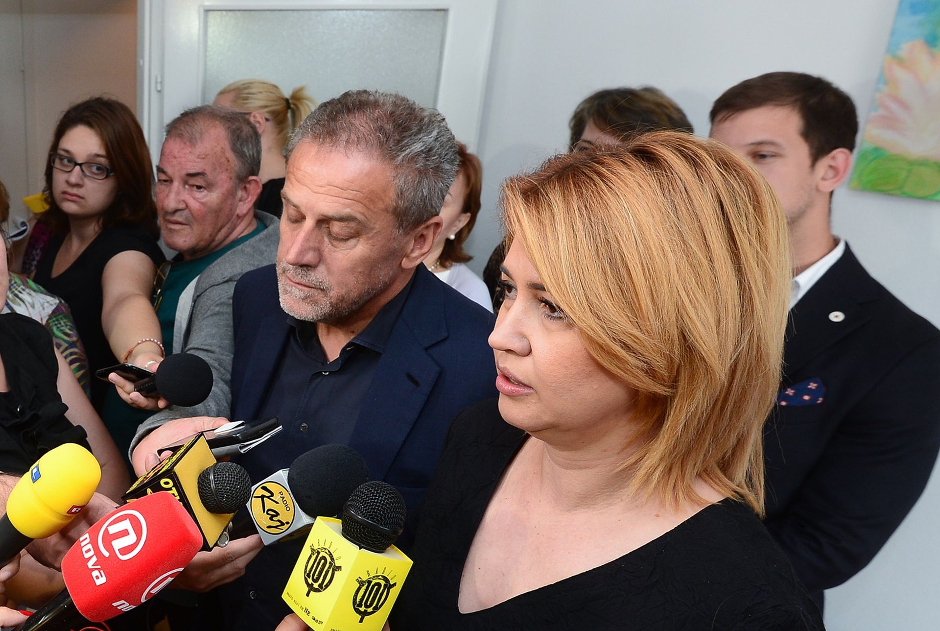 19.06.2015., Zagreb - Otvorenje Dnevnog centra za rehabilitaciju odraslih osoba s invaliditetom Centra Slava Raskaj u Novoj cesti. Otvorenju su nazocili ministrica Milanka Opacic i gradonacelink Milan Bandic. 
Photo: Marko Prpic/PIXSELL