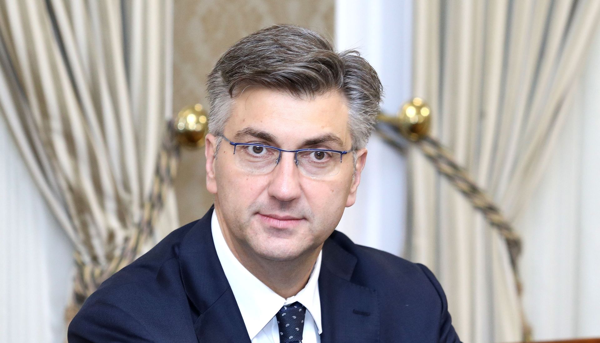 22.11.2018., Zagreb - Vlada RH na svojoj 127. sjednici, uz ostalo, raspravlja o konacnom prijedlogu zakona o Drzavnom inspektoratu.
Andrej Plenkovic. 
Photo: Patrik Macek/PIXSELL