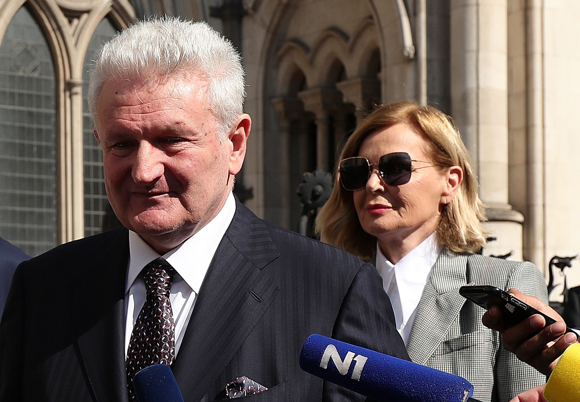 06.09.2018., London - Ivica Todoric i njegovi odvjetnici, Jadranka Slokovic, Cedo Prodanovic i Cherie Blair odlaze sa zakazanog rocista o izrucenju na visokom sudu u Londonu. Novo rociste zakazano je za 15.10.2018. godine na istom ovom sudu. Photo: Goran Stanzl/PIXSELL