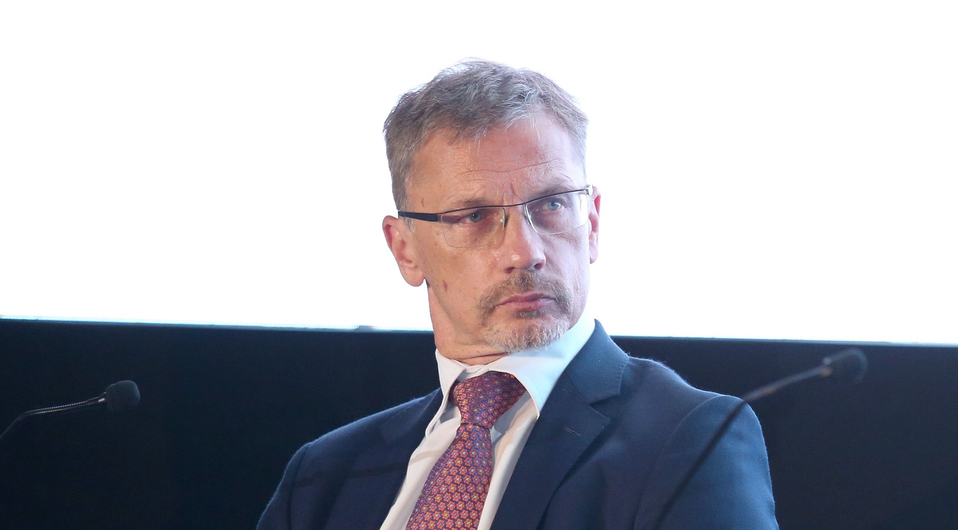 29.10.2018., Nacionalna i sveucilisna knjiznica, Zagreb - Predstavljanje knjige Martine Dalic Agrokor: Slom ortackog kapitalizma. Boris Vujcic. 
Photo: Luka Stanzl/PIXSELL