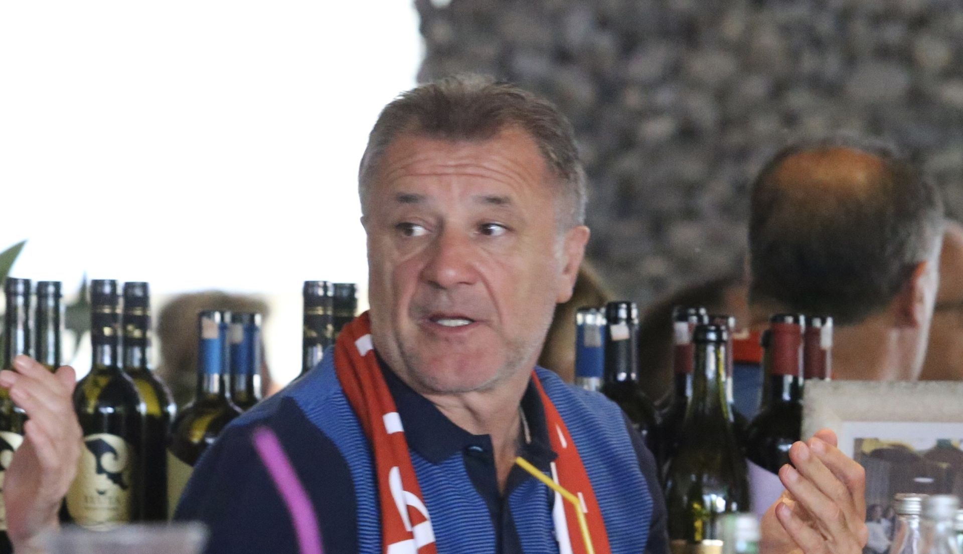 15.07.2018., Medjugorje, Bosna i Hercegovina - Zdravko Mamic u Medjugorju sa strepnjom prati utakmicu finala SP-a izmedju Francuske i Hrvatske. Photo: Ivo Cagalj/PIXSELL