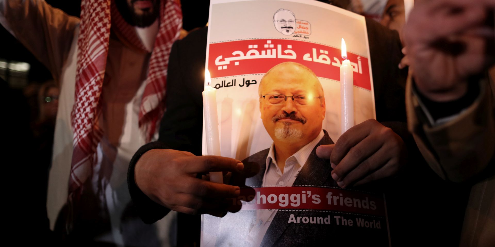epa07236583 (FILE) - A protestor wears a mask of Saudi Crown Prince Mohammad Bin Salman with a red painted hands during the demonstration in front of Saudi Arabian consulate in Istanbul, Turkey, 25 October 2018 (reissued 17 December 2018). According to media reports on 17 December 2018, a statement released by the Kingdom of Saudi Arabia rejected the position of the US Senate on the murder of dissident journalist Jamal Khashoggi. The US Senate passed a resolution advocating for a cessation of assistance to Saudi Arabia in the war in Yemen, in the wake of a CIA assessment that concluded that Saudi Crown Prince Mohammad bin Salman ordered the assassination of Khashoggi. The Saudis consider the largely symbolic resolution to be an interference in the kingdom's internal affairs.  EPA/ERDEM SAHIN
