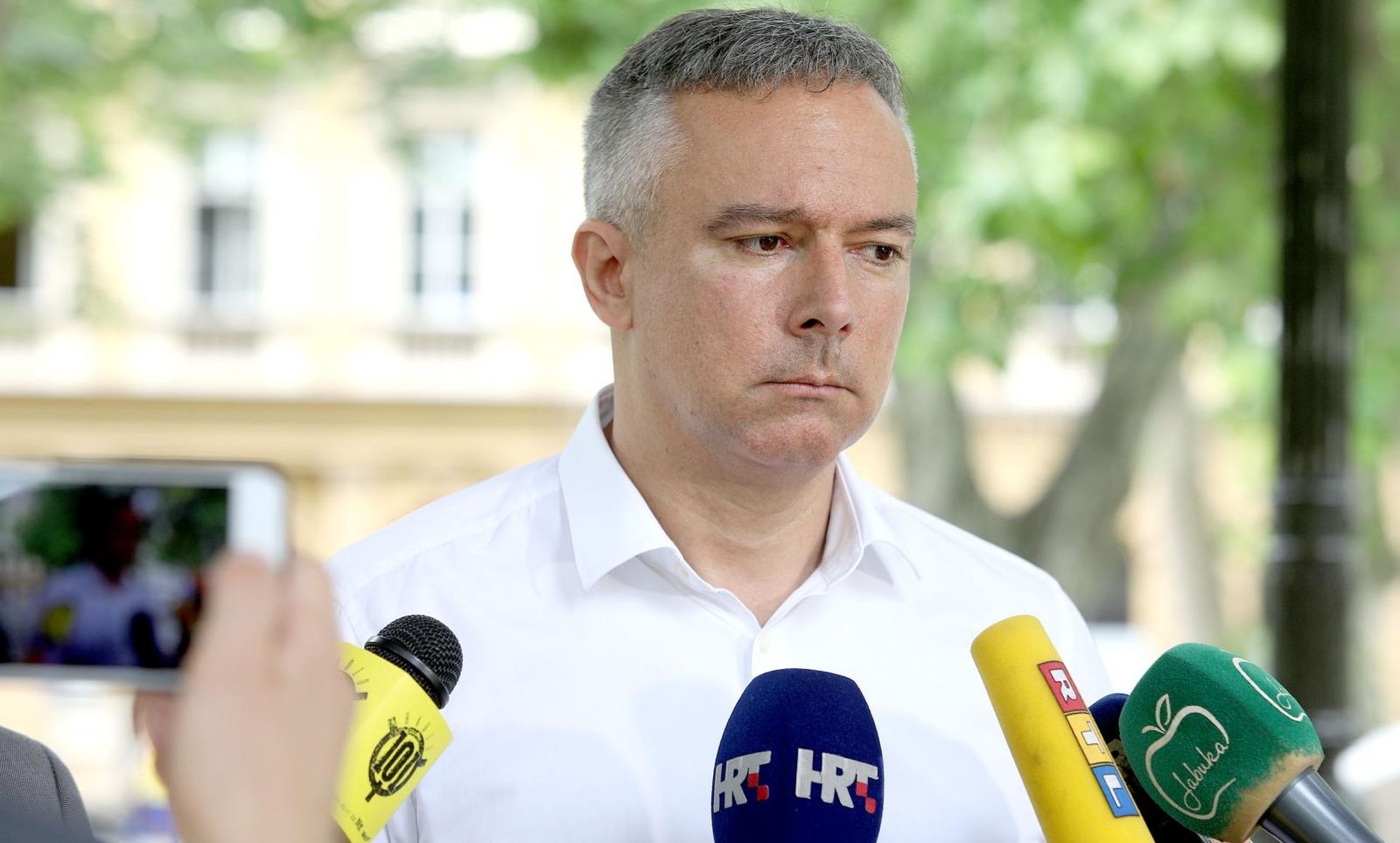 06.06.2017., Zagreb - Celnici HSLS-a Darinko Kosor i Dario Hrebak odrzali su konferenciju za medije na kojoj su govorili o rezultatima lokalnih izbora. 
Photo: Patrik Macek/PIXSELL