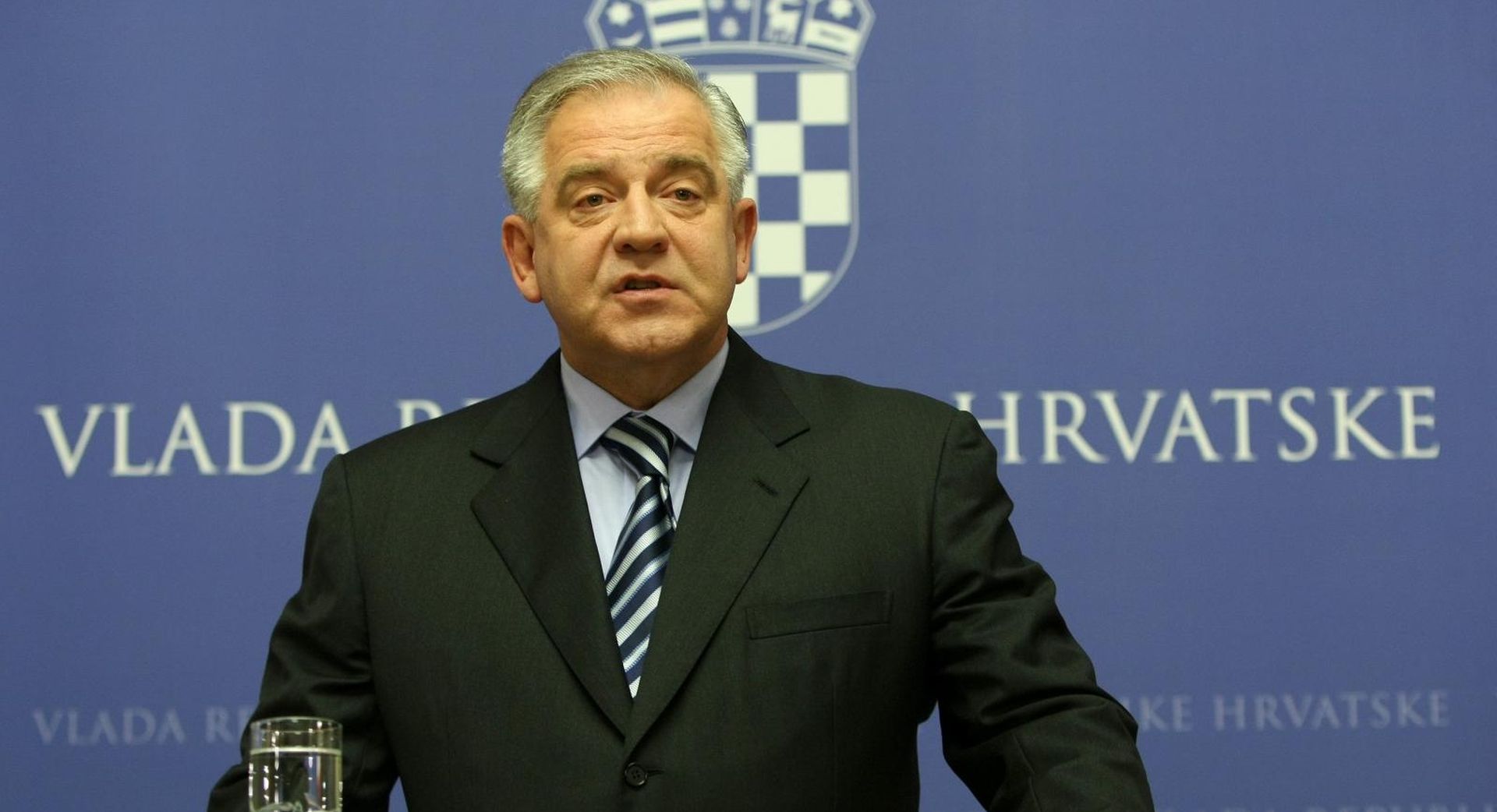 17.12.2008.,Zagreb,Hrvatska - Banski Dvori,Vlada Republike Hrvatske.Premijer Ivo Sanader o Slovenskom blokiranju pristupnih pregovora RH u Europsku uniju.
Photo: Davor Puklavec/24sata