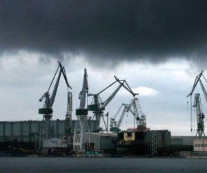 Pula - Brodogradiliste Uljanik kojem prijeti privatizacija, a samim time je upitna daljnja zaposlenost radnika.
Photo: Dusko Marusic/Vecernji list