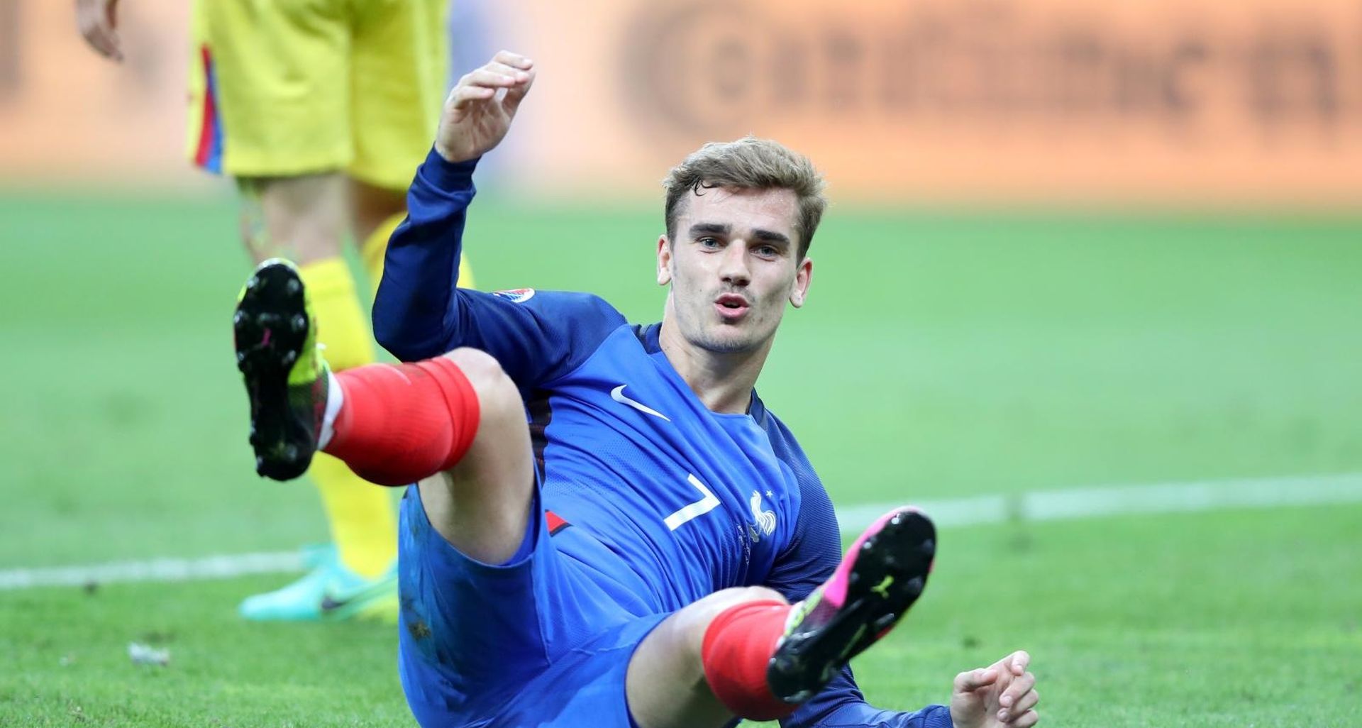 10.06.2016., stadion Stade de France, Pariz, Francuska - Europsko nogometno prvenstvo EURO 2016., skupina A, 1. kolo, Francuska Rumunjska. Antoine Griezmann. Photo: Sanjin Strukic/PIXSELL