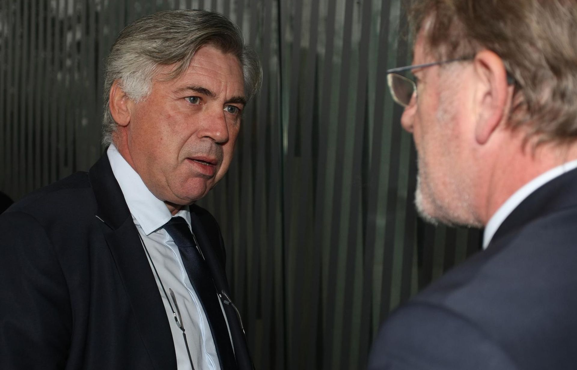 23.10.2012., Zagreb - Nogometasi PSG-a stigli su u Zracnu luku Zagreb te se autobusom uputili prema hotelu. Carlo Ancelotti. Photo: Marko Prpic/PIXSELL