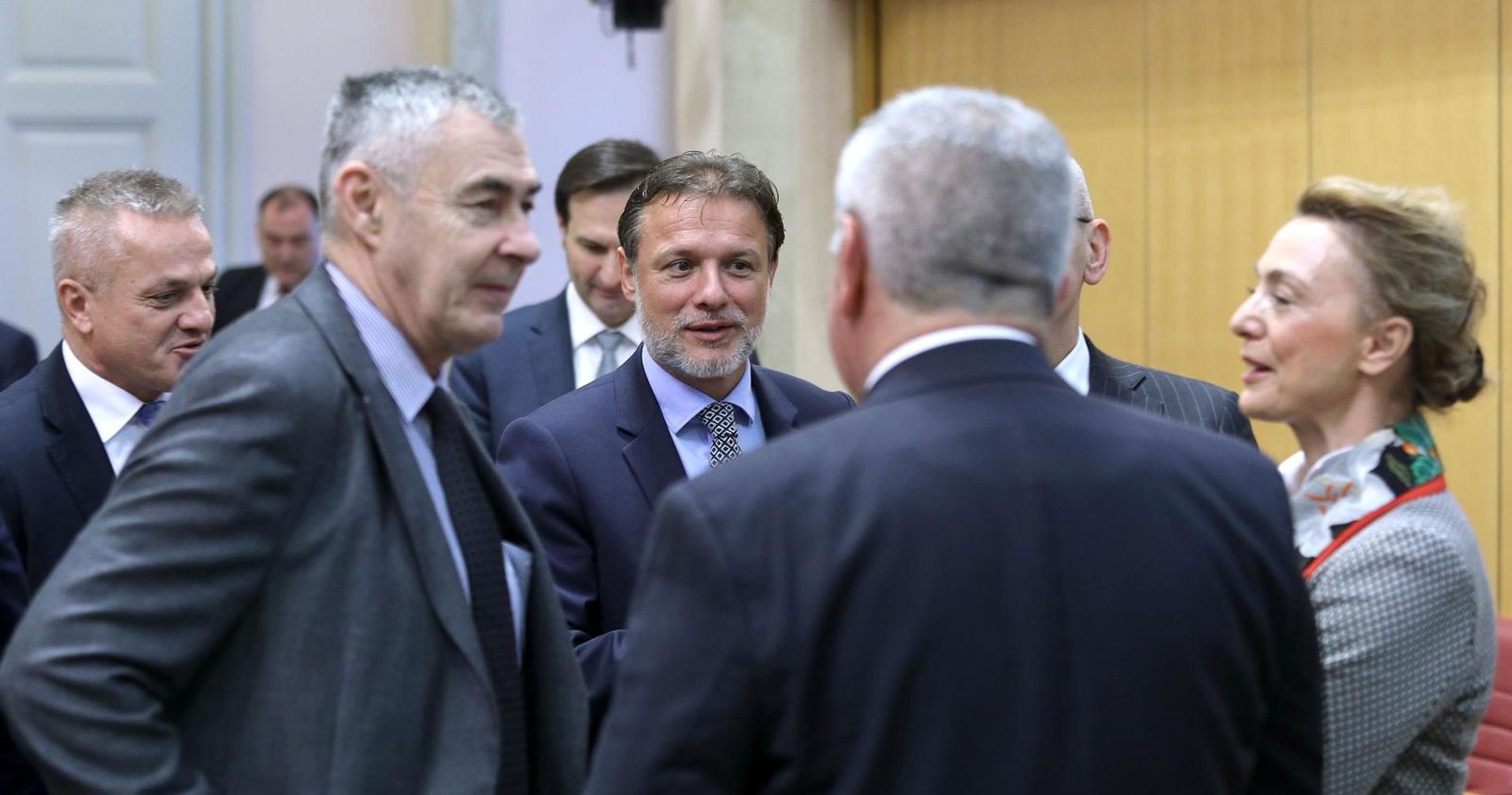 Zagreb: Sabor raspravlja o položaju Hrvata u Bosni i Hercegovini 12.12.2018., Zagreb - Hrvatski sabor je 10. sjednicu nastavio raspravom o Prijedlogu deklaracije Hrvatskoga sabora o polozaju Hrvata u Bosni i Hercegovini. Zeljko Glasnovic, Zvonko Milas, Hrvoje Zekanovic, Marija Pejcinovic Buric. 

Photo: Patrik Macek/PIXSELL