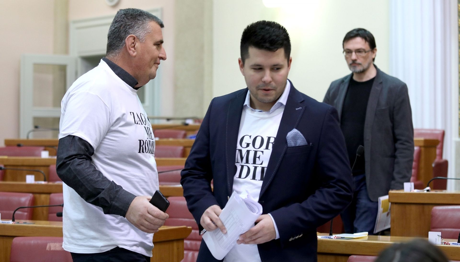 Zagreb: Sabor zaključuje 10. sjednicu 14.12.2018., Zagreb - Hrvatski sabor 10. sjednicu i ovogodisnji rad zakljucuje glasovanjem o raspravljenim tockama dnevnog reda. Zastupnici nakon 20 dana plenarne sjednice u studenom i prosincu odlaze na odmor od mjesec dana.

Miro Bulj, Ante Pranic. 

Photo: Patrik Macek/PIXSELL