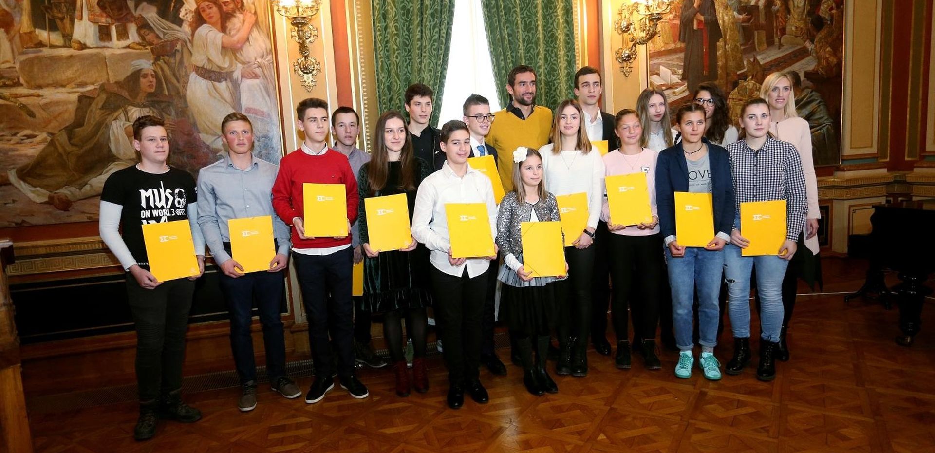 Zagreb: Svečana dodjela stipendija zaklade Marin Čilić 18.12.2018.,Zagreb - Svecana dodjela stipendija zaklade Marin Cilic u Hrvatskom institutu za povijest. Stipendije je dodjeljivao Marin Cilic. 
Photo: Dalibor Urukalovic/PIXSELL