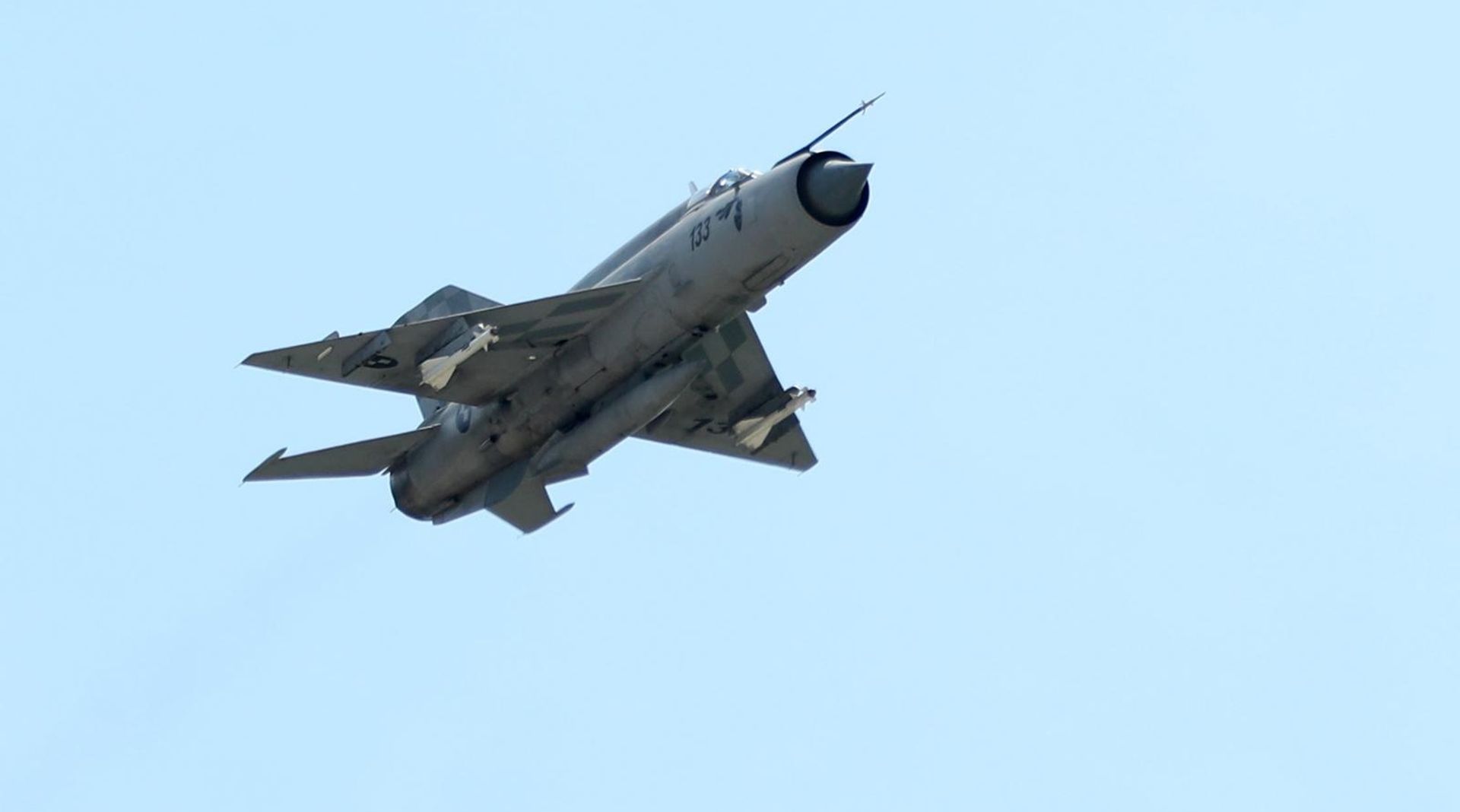 Vojni avion HRZ Mig 21 16.07.2018., Zagreb - Zracna Luka Zagreb, vojni avion HRZ Mig 21
Photo: Robert Anic/PIXSELL