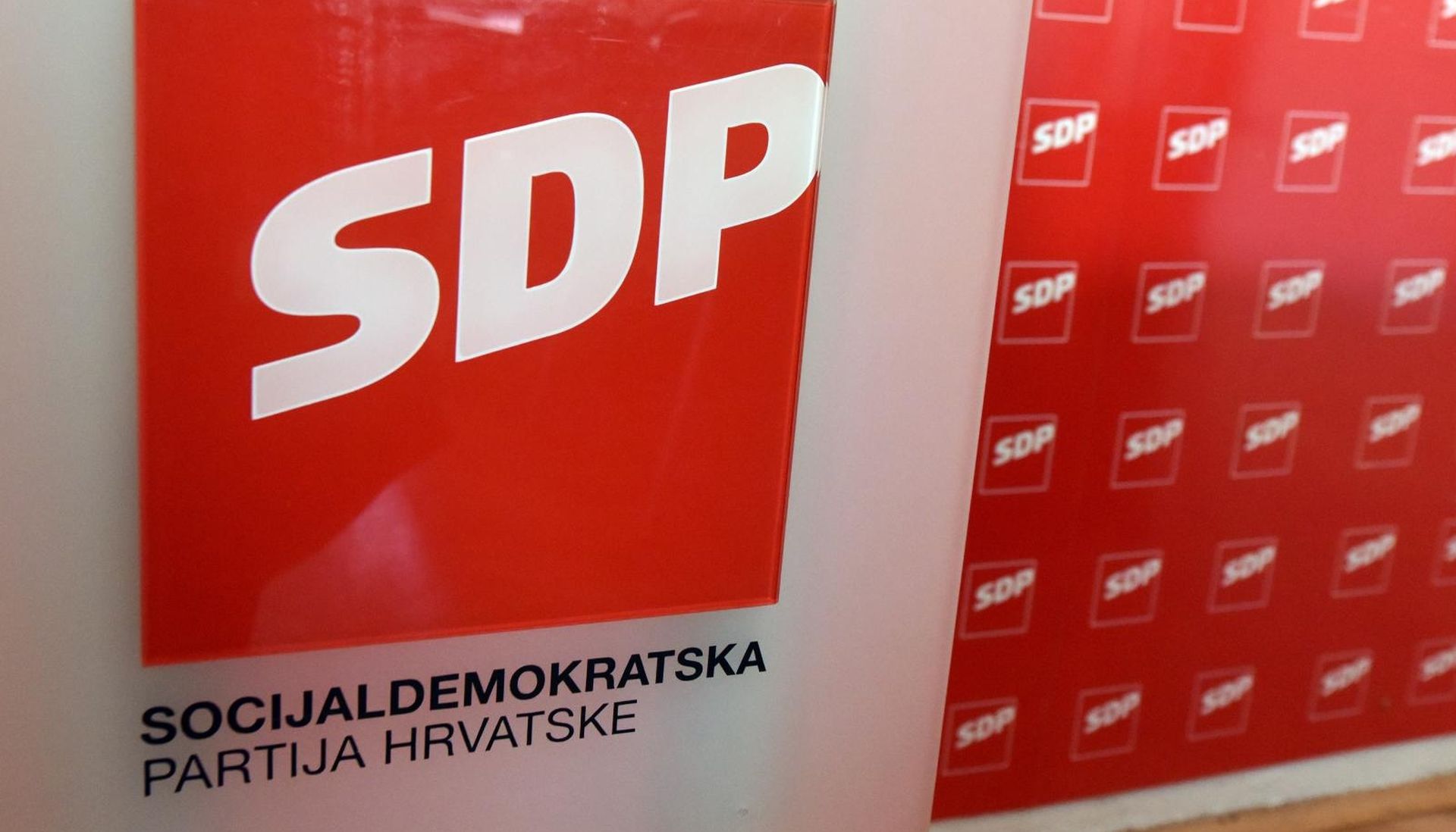 24.04.2018., Sibenik - Logo SDP-a. Photo: Hrvoje Jelavic/PIXSELL
