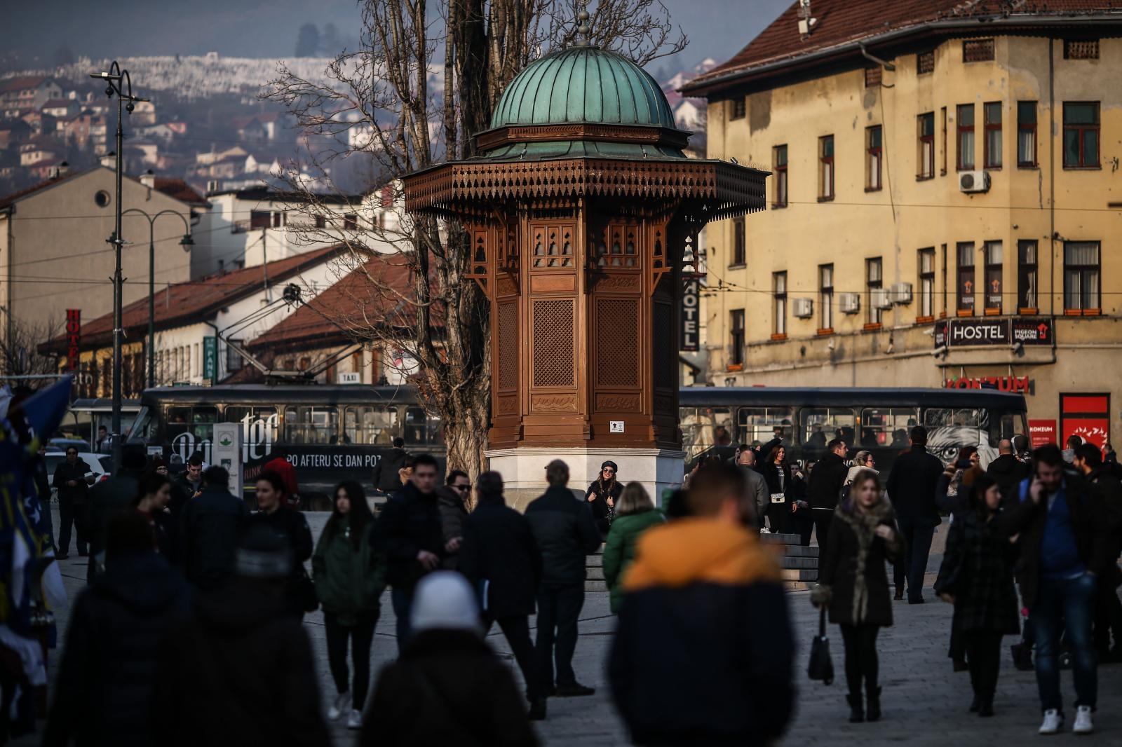 26.01.2018., Sarajevo - Sarajevo je glavni i najveci grad Bosne i Hercegovine, njena metropola i njen najveci urbani, kulturni, ekonomski i prometni centar, glavni grad Federacije Bosne i Hercegovine i sjediste Kantona Sarajevo. 
Photo: Igor Soban/PIXSELL