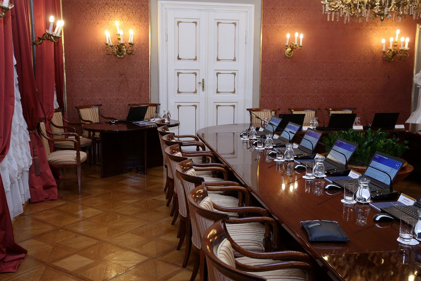 30.12.2015., Zagreb - Banski dvori, dvorana za sjednice Vlade RH.
Photo: Patrik Macek/PIXSELL