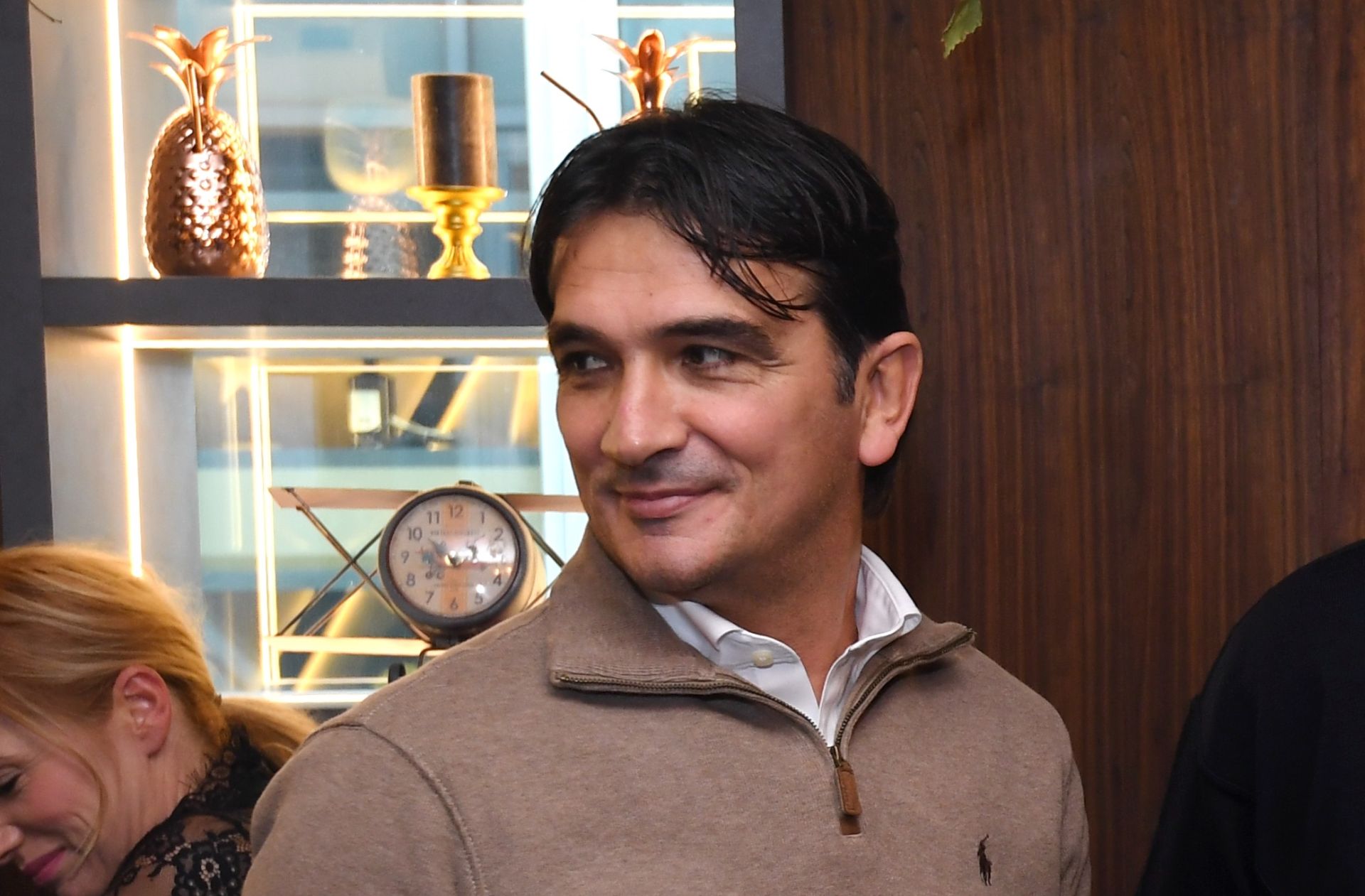 28.11.2018., Zagreb - Promocija novih izdanja tamburaskih sastava Salas i Slavonski dukati, premijera novog spota Miroslava Skore Alaj volim ovo sve te degustacija vina Grasevina Skoro 2017. Zlatko Dalic, Drazen Ladic.
Photo: Marko Lukunic/PIXSELL
