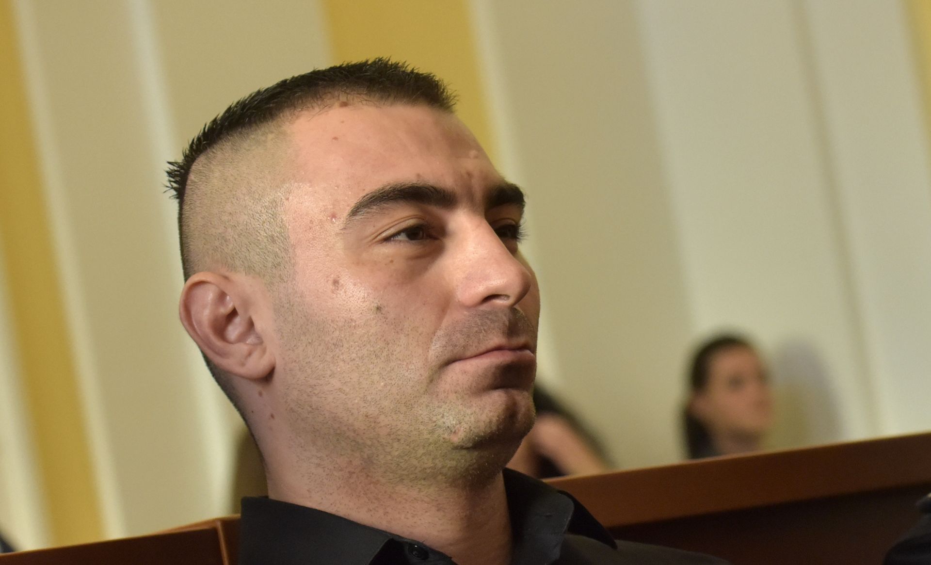 Zadar: Nastavljeno suđenje Darku Kovačeviću 16.11.2018., Zadar - Na Opcinskom sudu nastavljeno je sudjenje Darku Kovacevicu - Daruvarcu zbog premlacivanja djevojke. 
Photo: Dino Stanin/PIXSELL