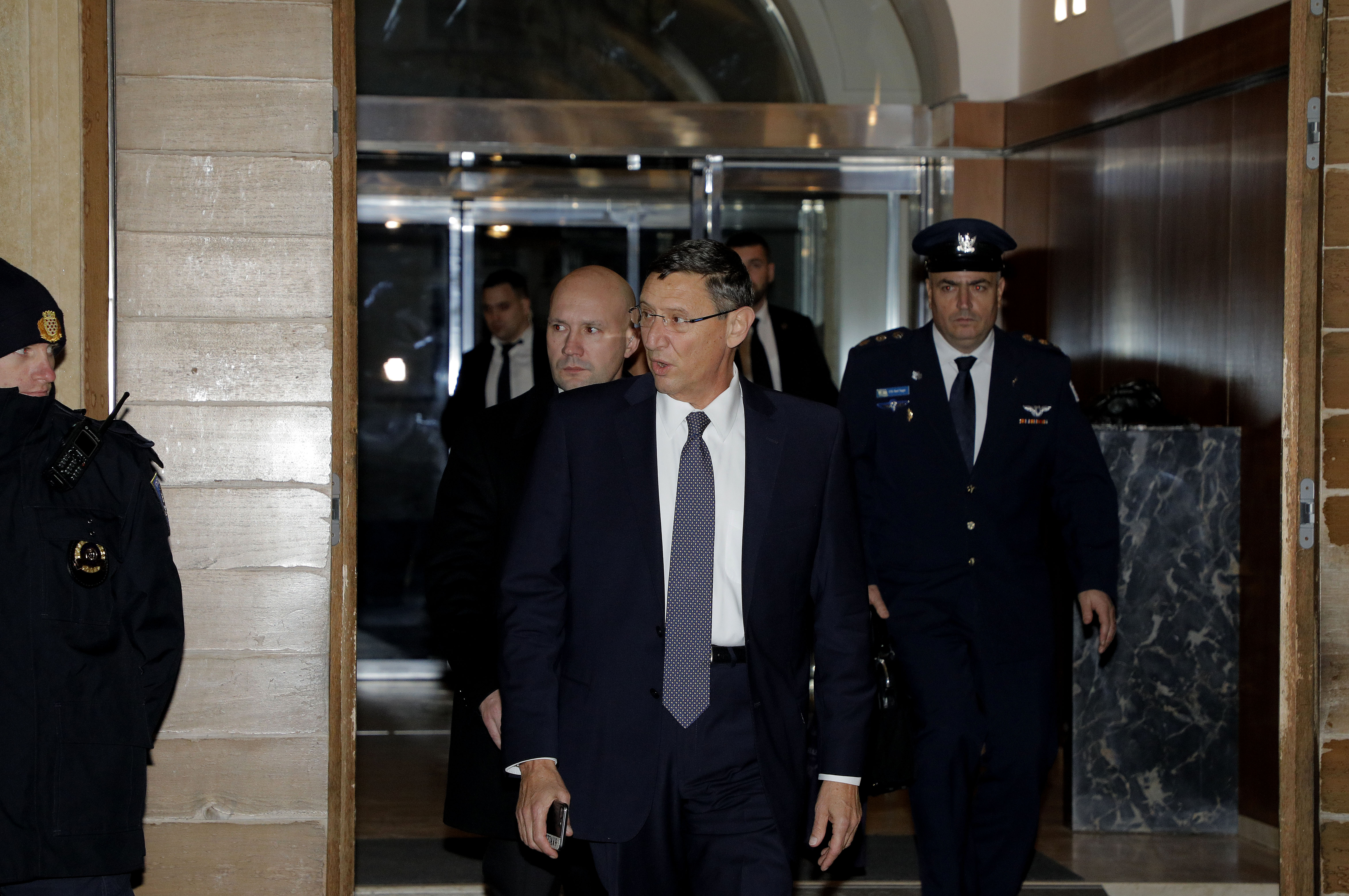Zagreb, 10.01.2019 - Izaslanstvo Države Izrael predvođeno generalnim direktorom ministarstva obrane Udijem Adamom došlo je u službeni posjet Hrvatskoj i sastalo se s predsjednikom Vlade Andrejom Plenkovićem. Na slici Udi Adam. foto HINA/ Tomislav PAVLEK /tp