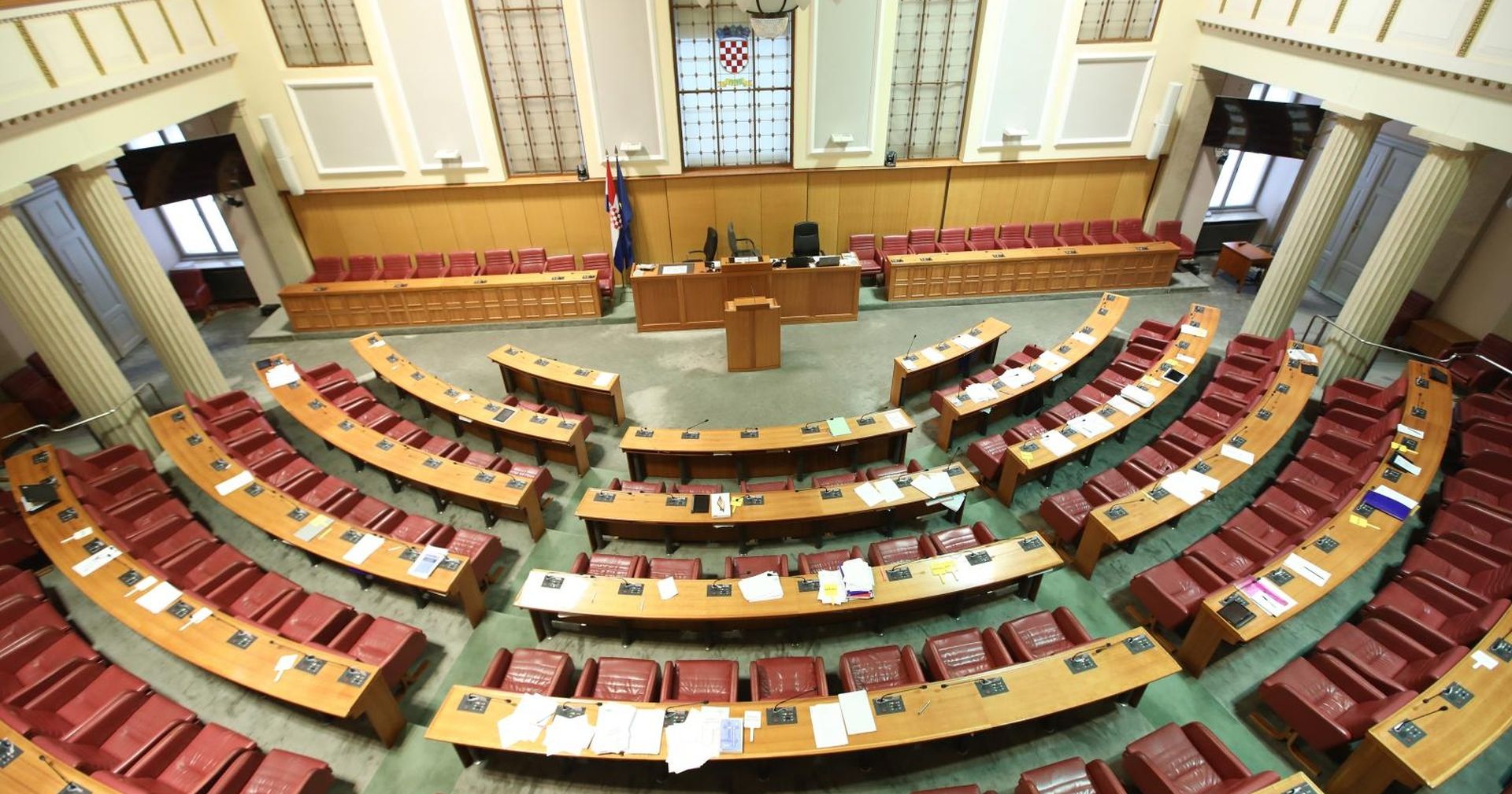 07.11.2018., Zagreb - Prazna sabornica.
Photo: Boris Scitar/Vecernji list/PIXSELL