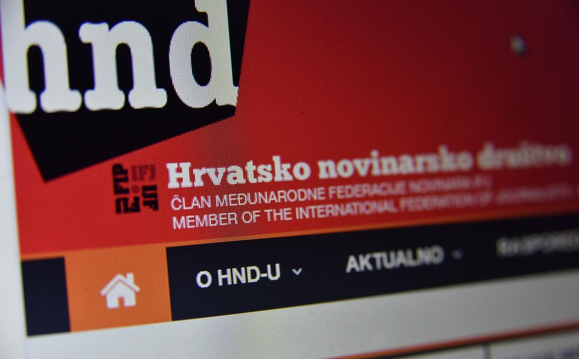 Internetska stranica Hrvatskog novinarskog društva 09.08.2018., Sibenik - Internetska stranica Hrvatskog novinarskog drustva
Photo: Hrvoje Jelavic/PIXSELL