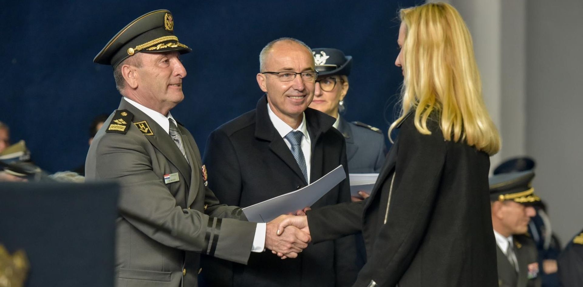 12.12.2018., Zemunik - U vojarni Pukovnik Mirko Vukusic odrzana je sredisnja svecanost obiljezavanja 27. obljetnice utemeljenja Hrvatskog ratnog zrakoplovstva. 
Photo: Dino Stanin/PIXSELL