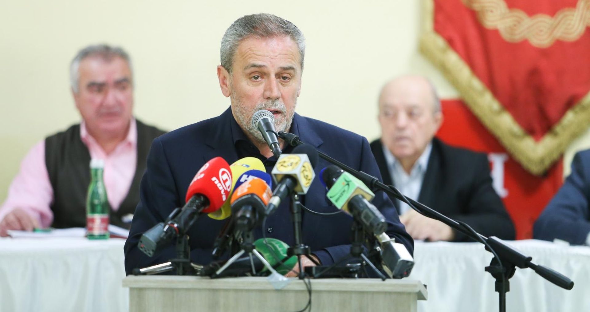 Krapina: Predsjednica RH prisustvovala skupštini Županijske udruge uzgajivača konja 13.01.2019., Krapina - Predsjednica Republike Hrvatske Kolinda Grabar-Kitarovic nazocila je 15. godisnjoj skupstini Zupanijske udruge uzgajivaca konja Krapina. Milan Bandic. 
Photo: Filip Kos/PIXSELL