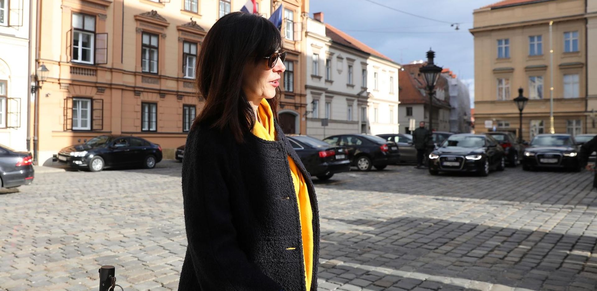 Zagreb: Dolazak ministara na sjednicu Vlade 14.01.2019., Zagreb - Ministrica znanosti i obrazovanja Blazenka Divjak dolazi na sjednicu Vlade RH. Vlada RH donijela je na 137. sjednici odluku o stavljanju izvan snage Odluke Vlade Republike Hrvatske o nabavi visenamjenskoga borbenog aviona. Photo: Patrik Macek/PIXSELL