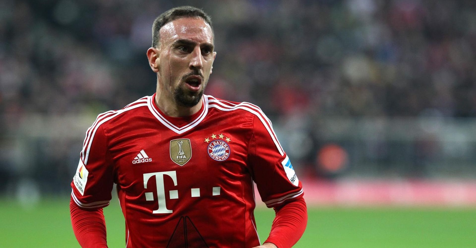 15.03.2014., Allianz Arena, Muenchen, Njemacka - Derbi Bundeslige, FC Bayern Muenchen - Bayer 04 Leverkusen. Franck Ribery. 
Photo: Boris Scitar/Vecernji list/PIXSELL
