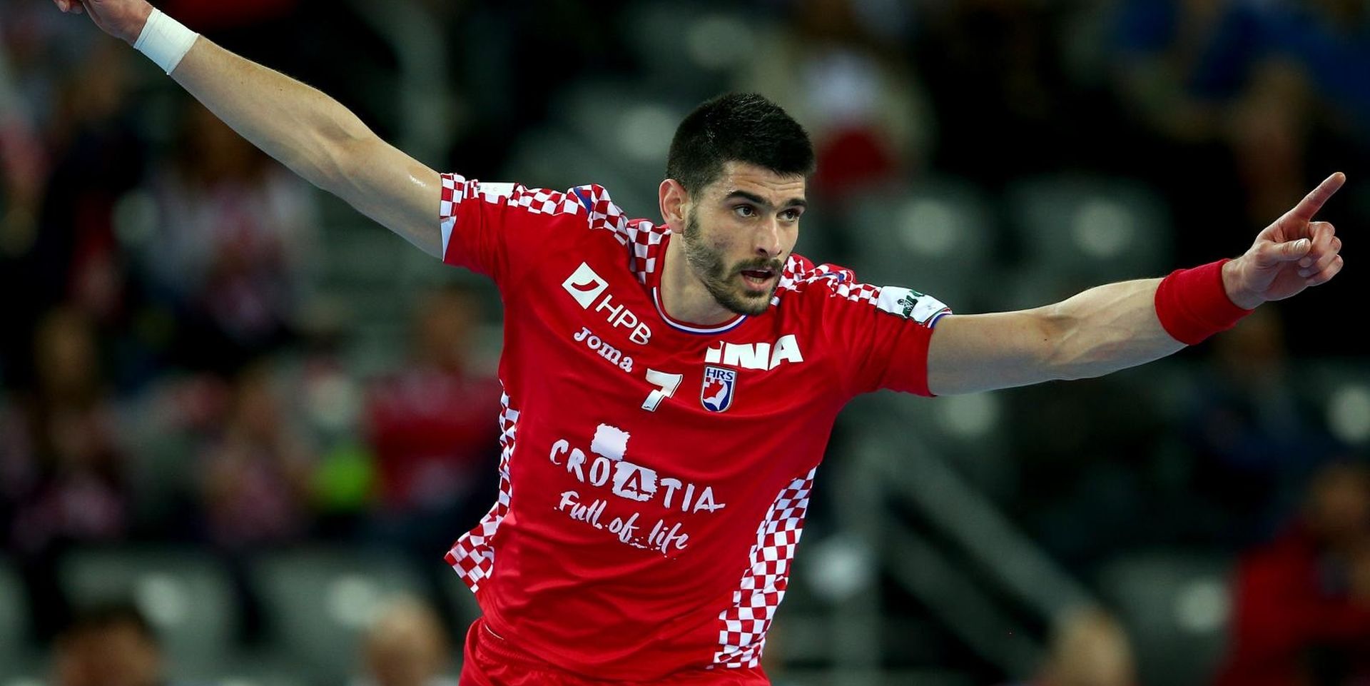 18.01.2018., Arena, Zagreb - Europsko rukometno prvenstvo, skupina I, 1. kolo, Hrvatska - Bjelorusija. Luka Stepancic
Photo: Igor Kralj/PIXSELL