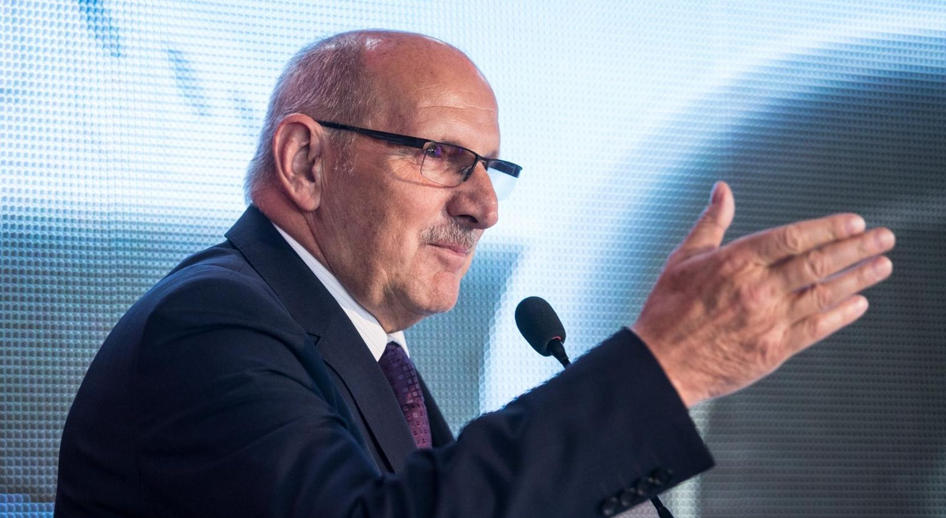 19.10.2016., Sarajevo -  U Zracnoj luci Sarajevo odrzana je konferencija za medije povodom 20. obljetnice letova izmedju Zagreba i Sarajeva. Veleposlanik Hrvatske u BiH - Ivan Del Vechio.
Photo: Davor Puklavec/PIXSELL