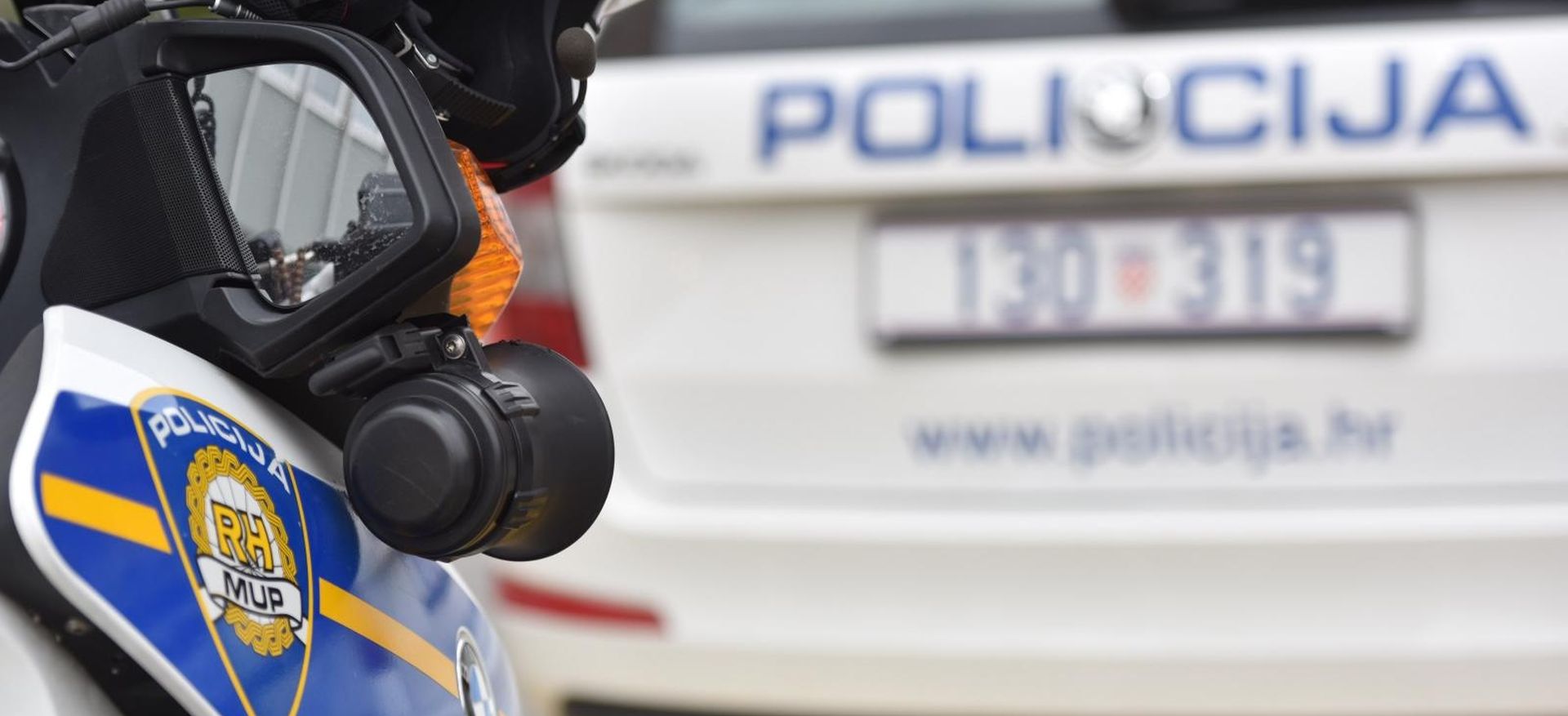 20.03.2017., Sibenik -
Policijske oznake na sluzbenim vozilima.
Photo: Hrvoje Jelavic/PIXSELL