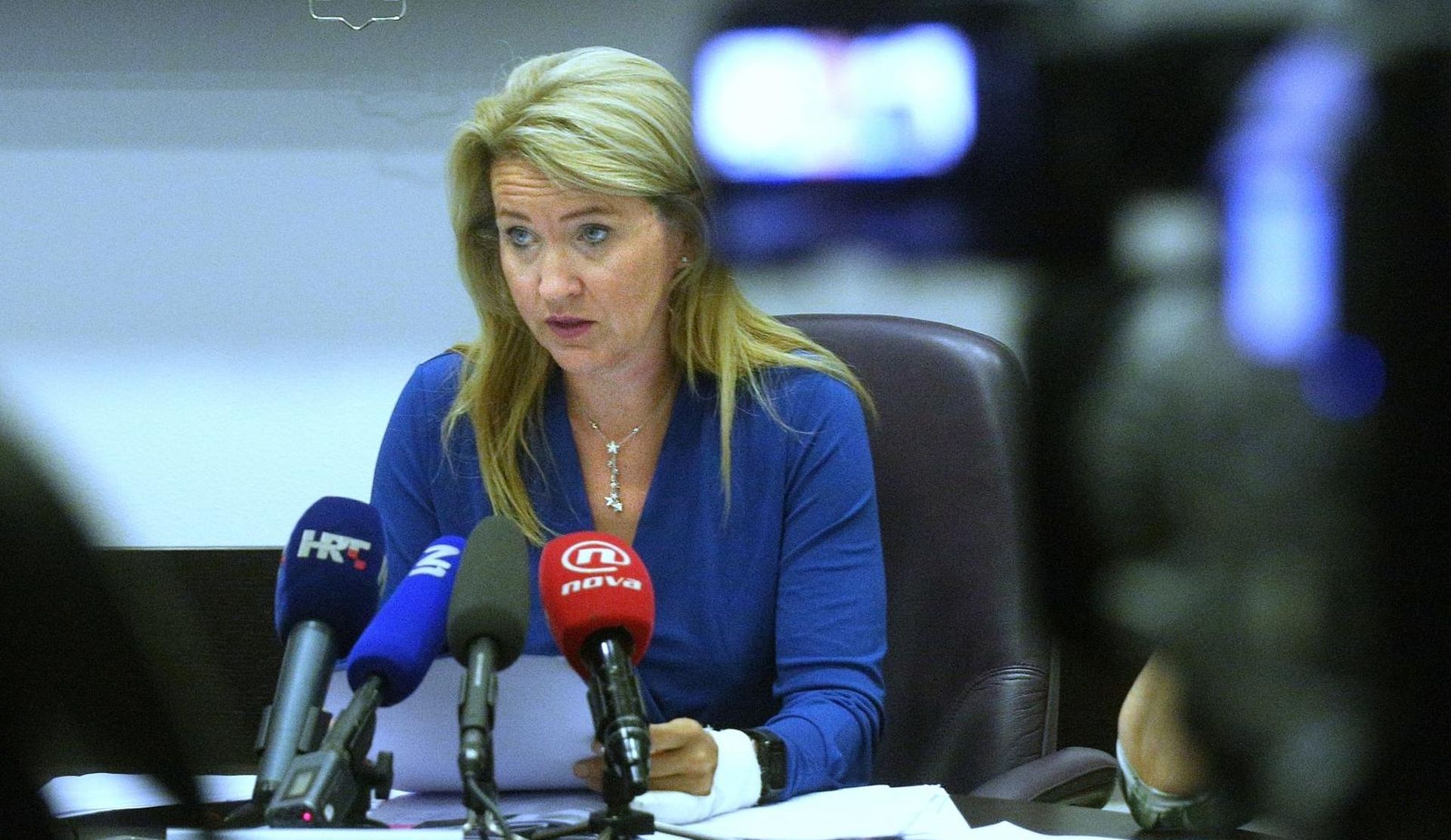 29.06.2018., Zagreb - Povjerenstvo za odlucivanje o sukobu interesa raspravljalo o pokretanju ili nepokretanju postupaka u predmetima predsjednice RH Kolinde Graba-Kitarovic, predsjednika Vlade Andreja Plenkovica i potpredsjednika Vlade Damira Krsticevica, Boze Petrova i Milorada Pupovca. Natasa Novakovic Photo: Zarko Basic/PIXSELL