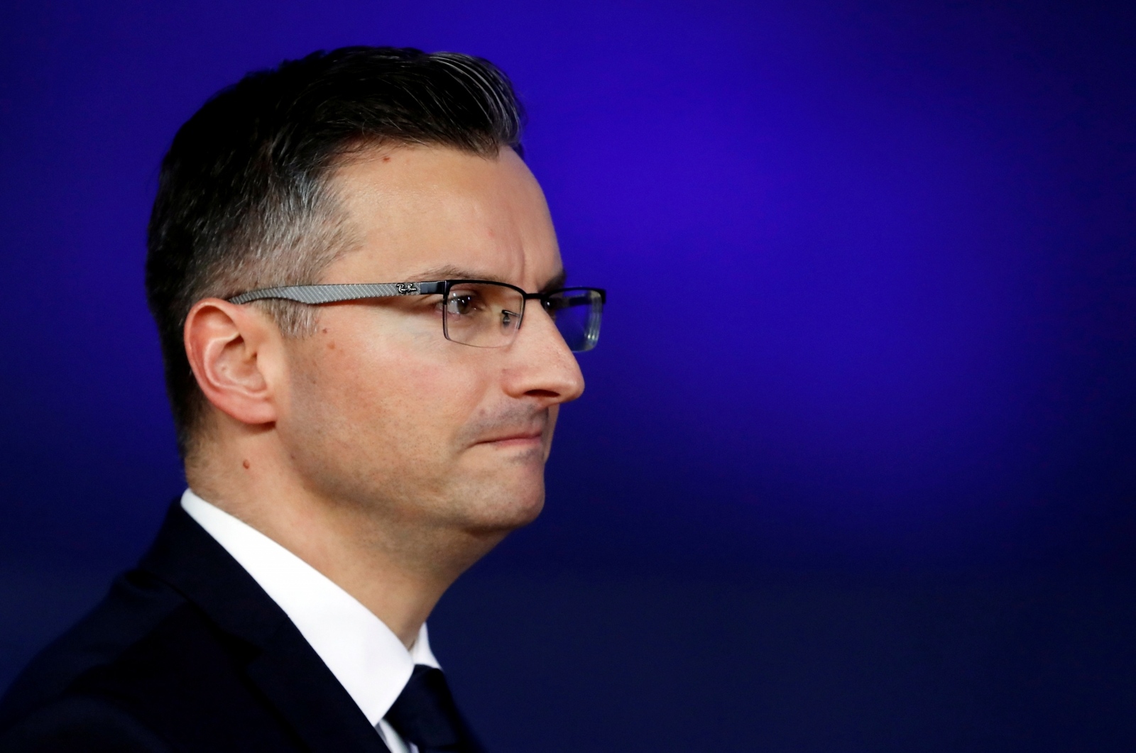 FILE PHOTO: EU leaders summit FILE PHOTO: Slovenian Prime Minister Marjan Sarec arrives at an European Union summit in Brussels, Belgium, October 17, 2018. REUTERS/Yves Herman/File Photo Yves Herman
