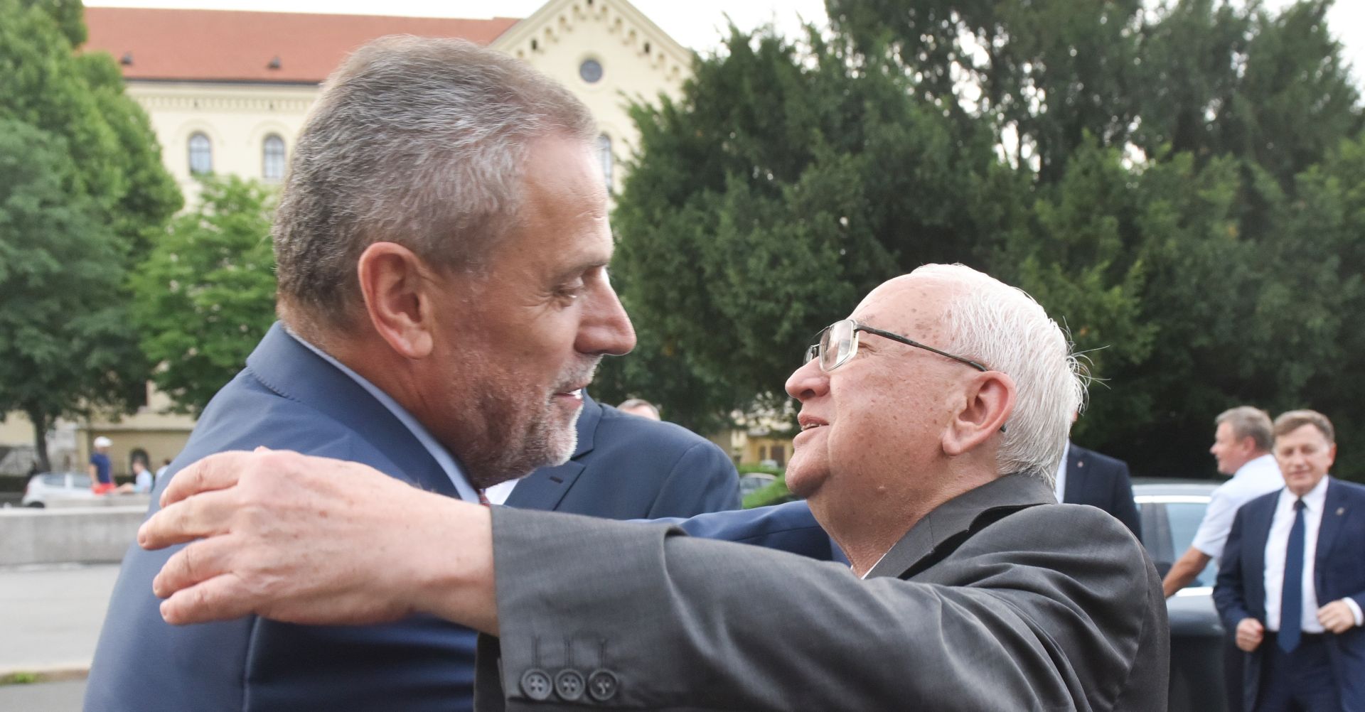 07.06.2018., Zagreb - U Hrvatskom narodnom kazalistu Drzavno baletno kazaliste Leonid Jakobson iz Sankt Peterburga izveli su balet Don Quijote.  Milan Bandic, Anvar Azimov. 
Photo: Davor Visnjic/PIXSELL