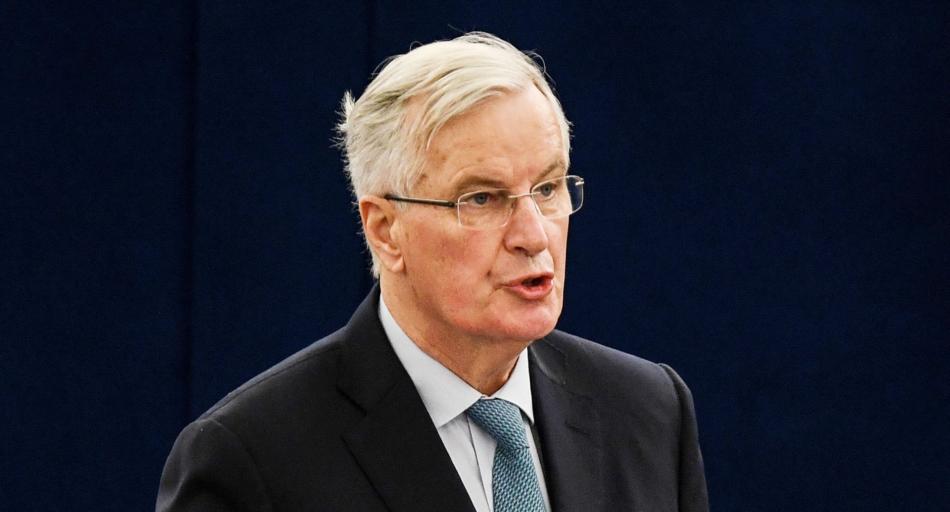 epa07288830 Michel Barnier, the European Chief Negotiator of the Task Force for the Preparation and Conduct of the Negotiations with the United Kingdom under Article 50 of the EU delivers his speech at the European Parliament in Strasbourg, France, 16 January 2019, in the debate on the UK's withdrawal from the EU. Britain's Prime Minister Theresa May was defeated in The Meaningful Vote on Brexit EU Withdrawal Agreement on 15 January.  EPA/PATRICK SEEGER