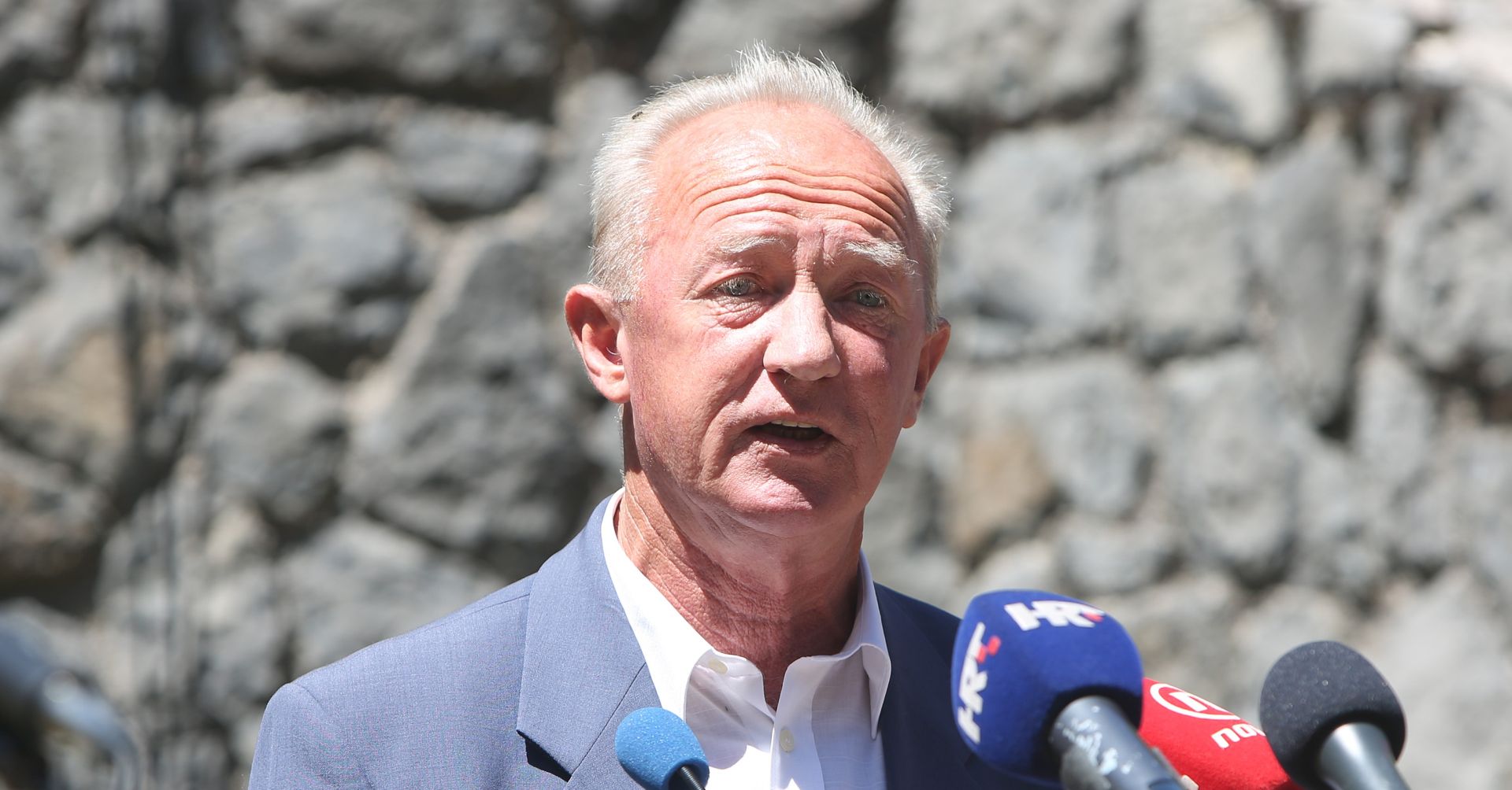Jadovno: Dan sjećanja na Jadovno 1941. 24.06.2018., Jadovno - Dan sjecanja na Jadovno 1941., komemoracija kraj centralnog spomenika i predstavljanje nove spomen-ploce s kronologijom dogadjaja u logorskom sustavu Gospic - Jadovno - Pag. Franjo Habulin. 

Photo: Kristina Stedul Fabac/PIXSELL