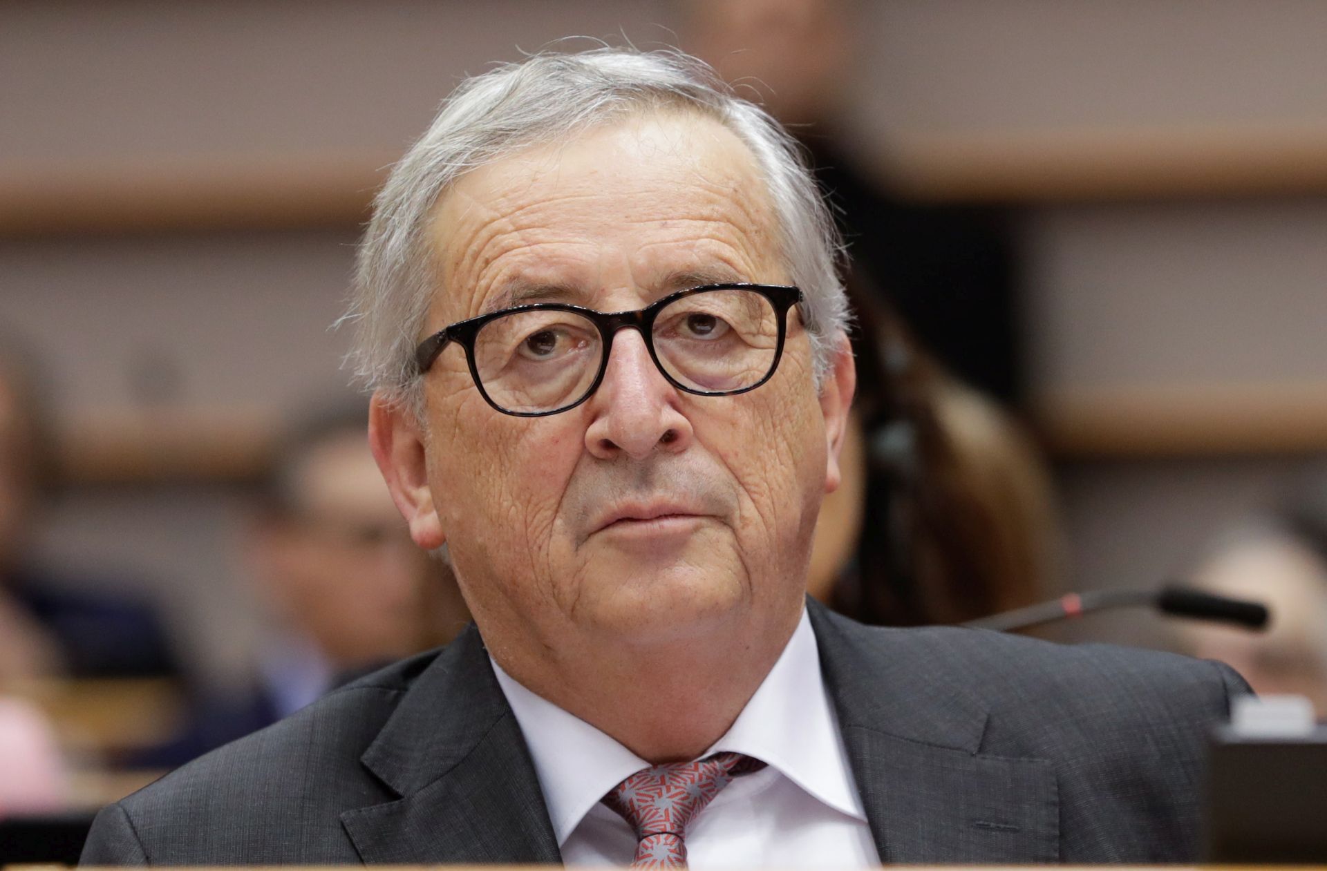epa07331564 European Commission President Jean-Claude Juncker during a plenary session ahead of a speech at the European Parliament in Brussels, Belgium, 30 January 2019. On 29 January 2019, British parliamentarians voted on amendments to British Prime Minister May's Brexit deal. May is expected to go back to Brussels to seek changes to the Irish backstop.  EPA/STEPHANIE LECOCQ