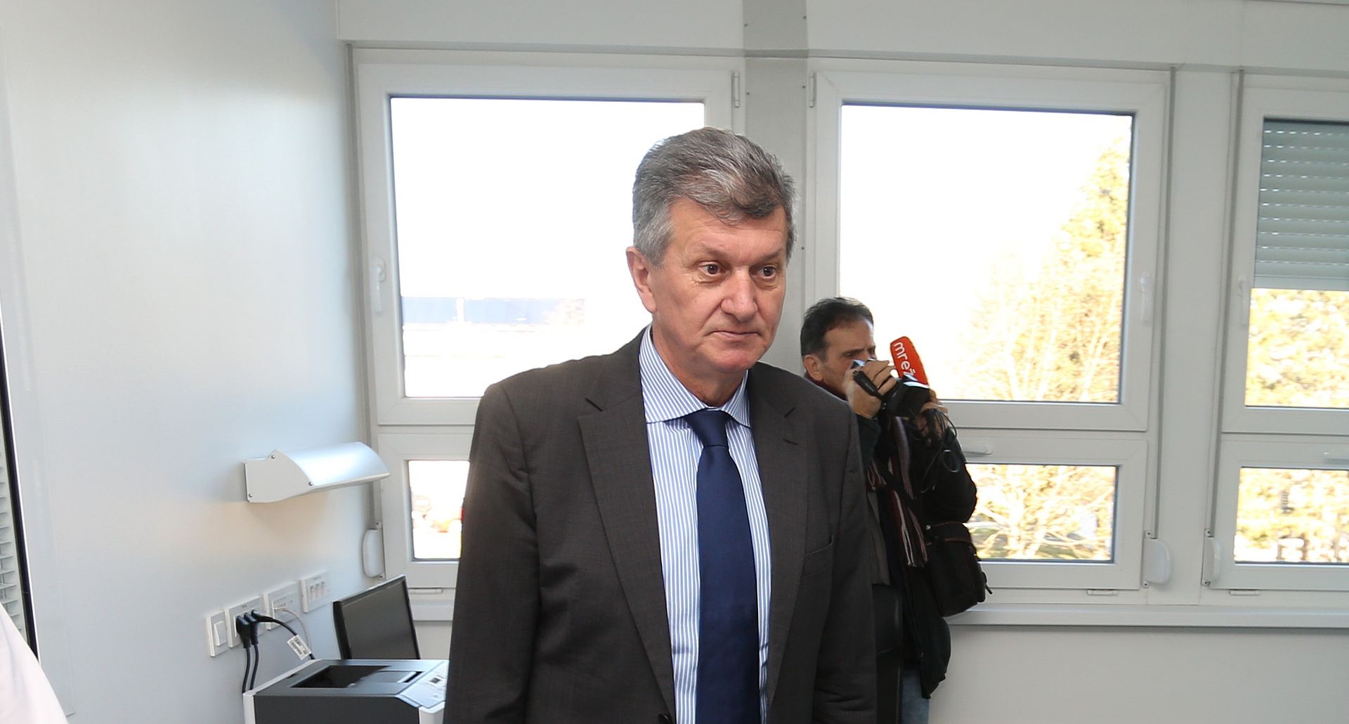 Karlovac: Otvorenje novouređenog prostora za internističku dijagnostiku u Općoj bolnici 14.01.2019., Karlovac - U Opcoj bolnici Karlovac otvoren je novouredjeni prostor za internisticku dijagnostiku. Uredenje je dijelom financirano sredstvima EU fonda, a dio sredstava osigurala je sama bolnica. Ministar zdravstva Milan Kujundzic, ravnatelj OB Karlovac Ervin Jancic. Photo: Kristina Stedul Fabac/PIXSELL