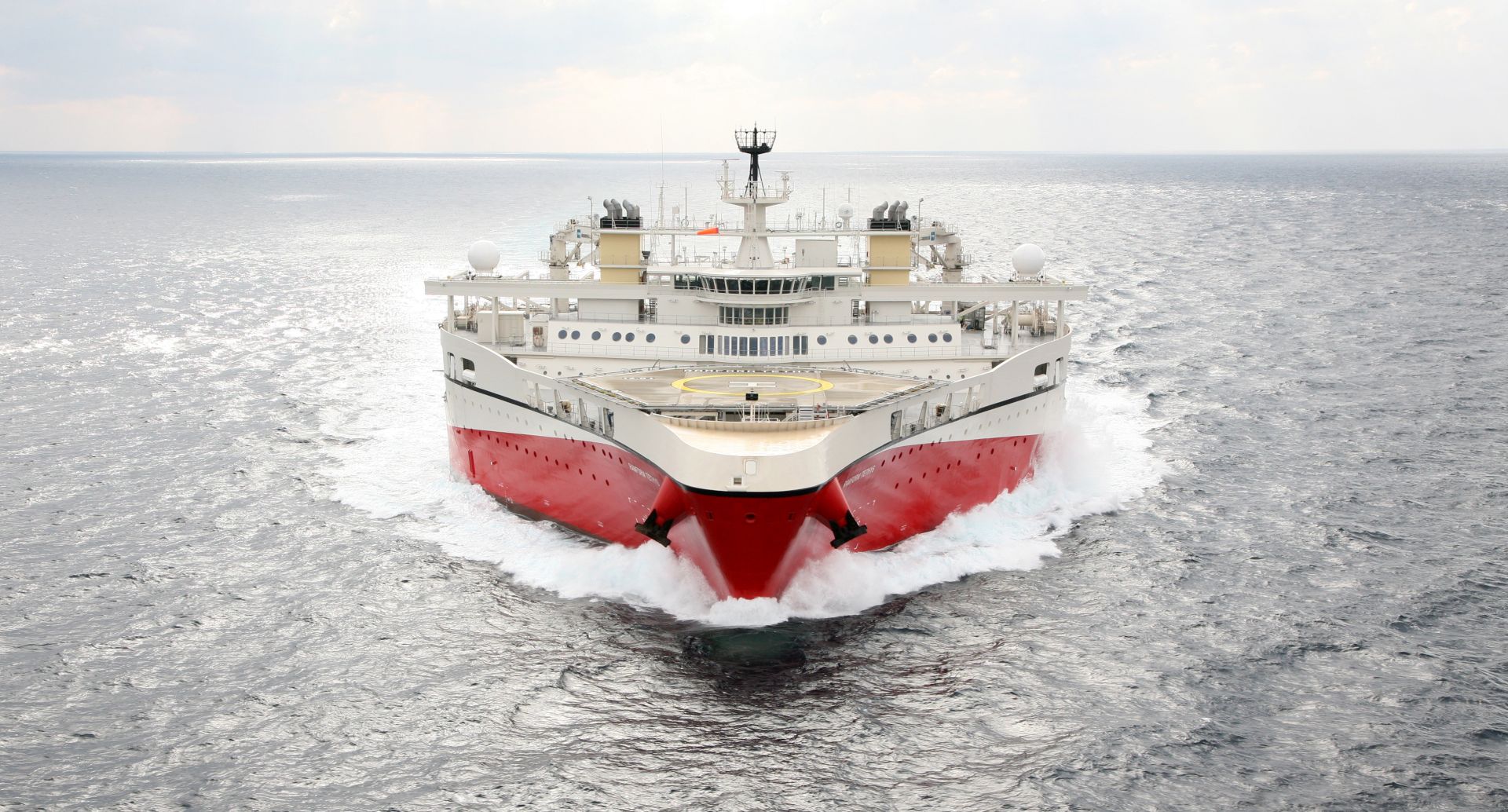 epa07246813 A handout photo made available by  Petroleum Geo-Services (PGS) on 23 December 2018 shows the company's Ramform Tethys at an undisclosed location (issued 23 December 2018). The vessel hired by the oil company ExxonMobil, was stopped on 22 December 2018 by Venezuela's marine off the coast of Guyana. Guyana condemns the act as illegal and disrespectful. The ship Ramform Tethys was hired to conduct seismic surveys at a block off the coast of Guyana.  EPA/PGS HANDOUT 30slett NORWAY OUT HANDOUT EDITORIAL USE ONLY/NO SALES